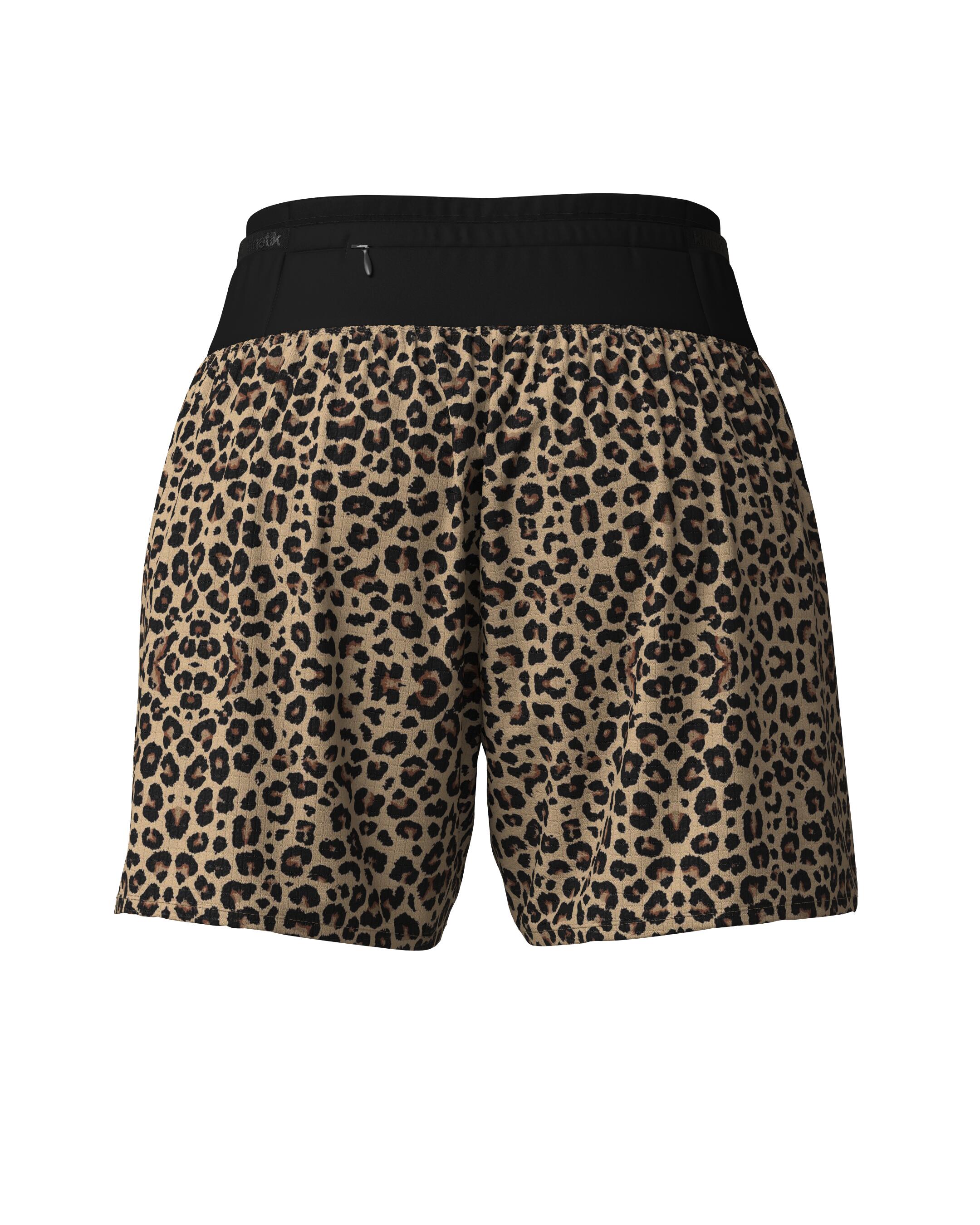 SHORT DE TRAIL RUNNING AEROK 5 LEOPARD 6/7