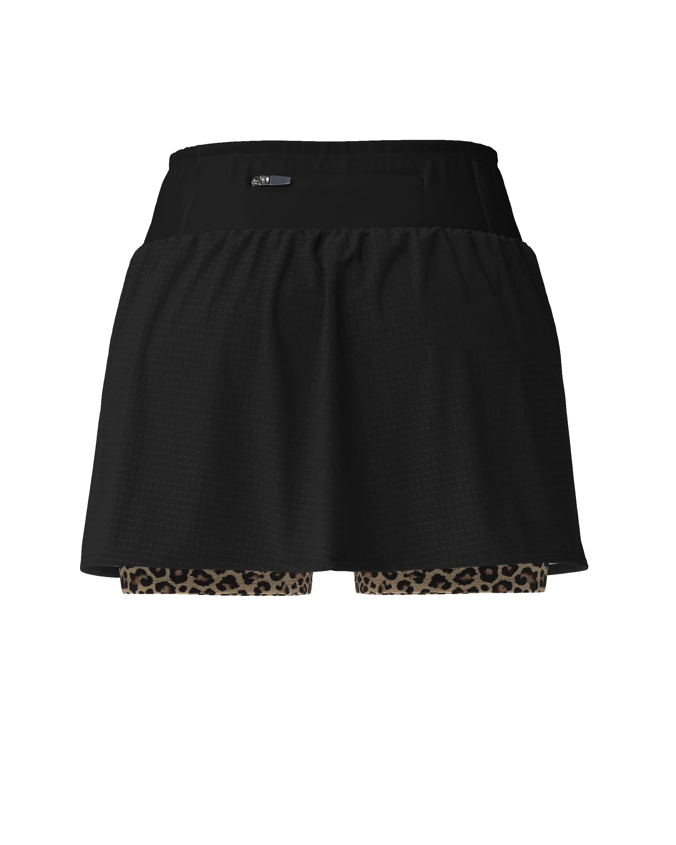 SHORT JUPE DE TRAIL RUNNING AEROK SKIRT LEOPARD 6/7
