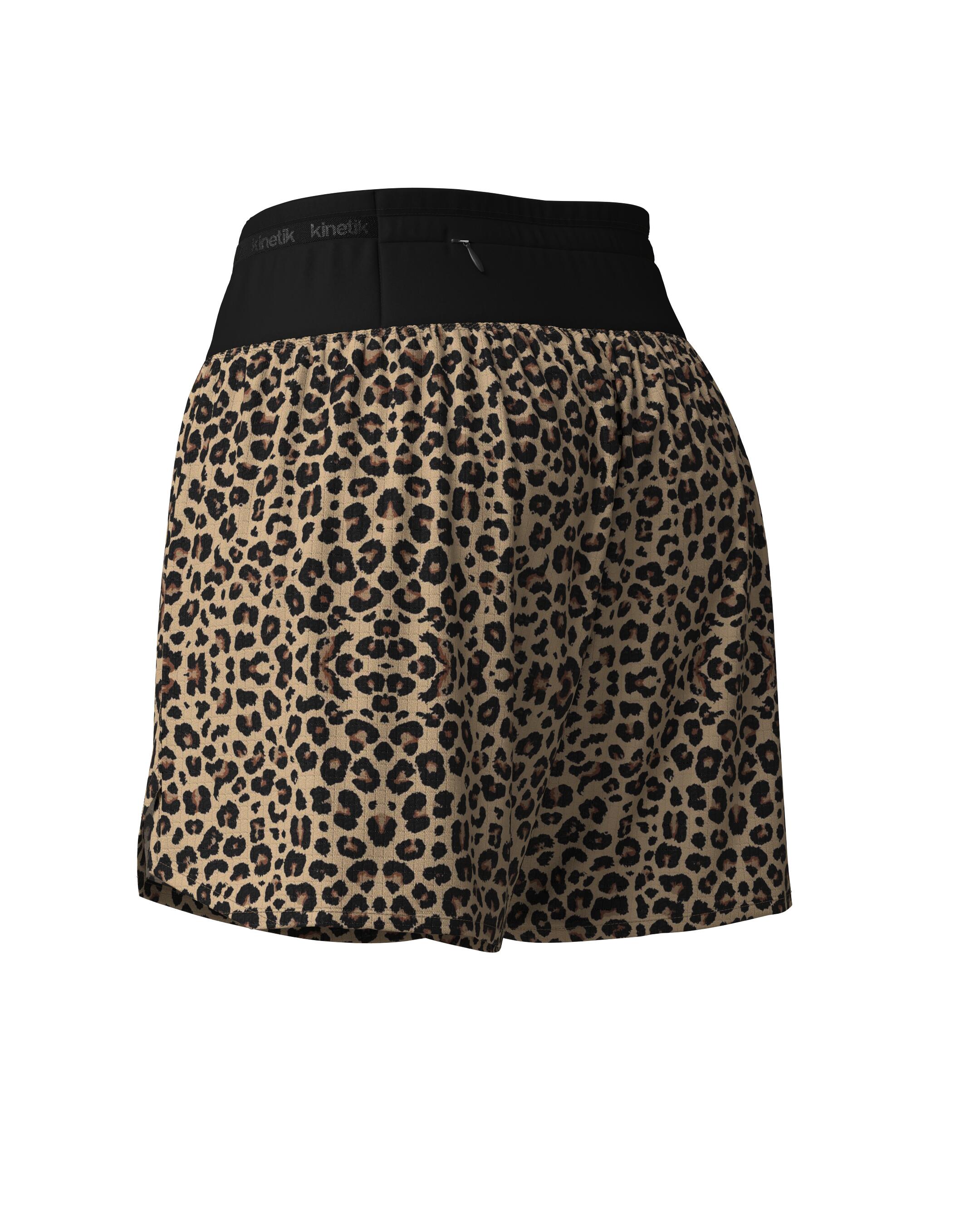 SHORT DE TRAIL RUNNING AEROK 5 LEOPARD 5/7