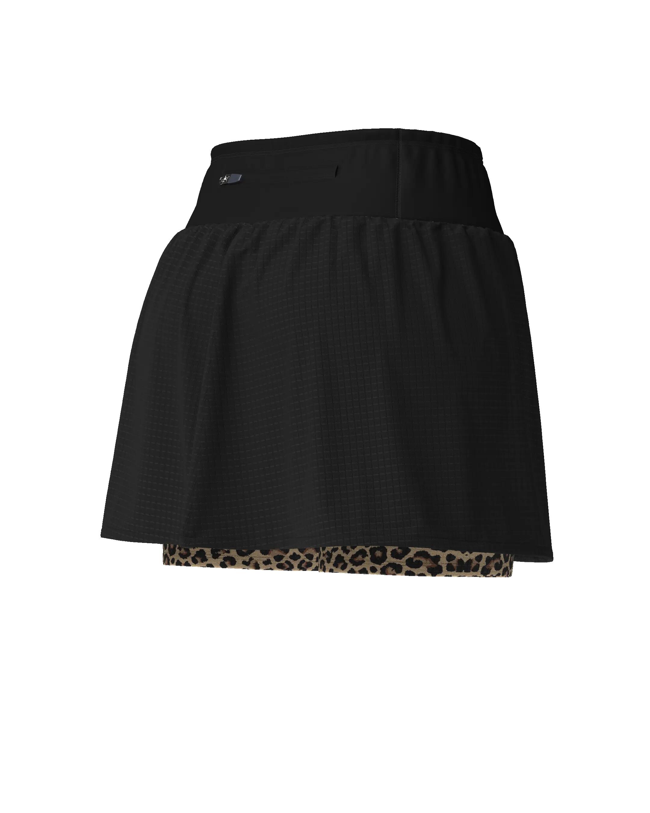 SHORT JUPE DE TRAIL RUNNING AEROK SKIRT LEOPARD 7/7