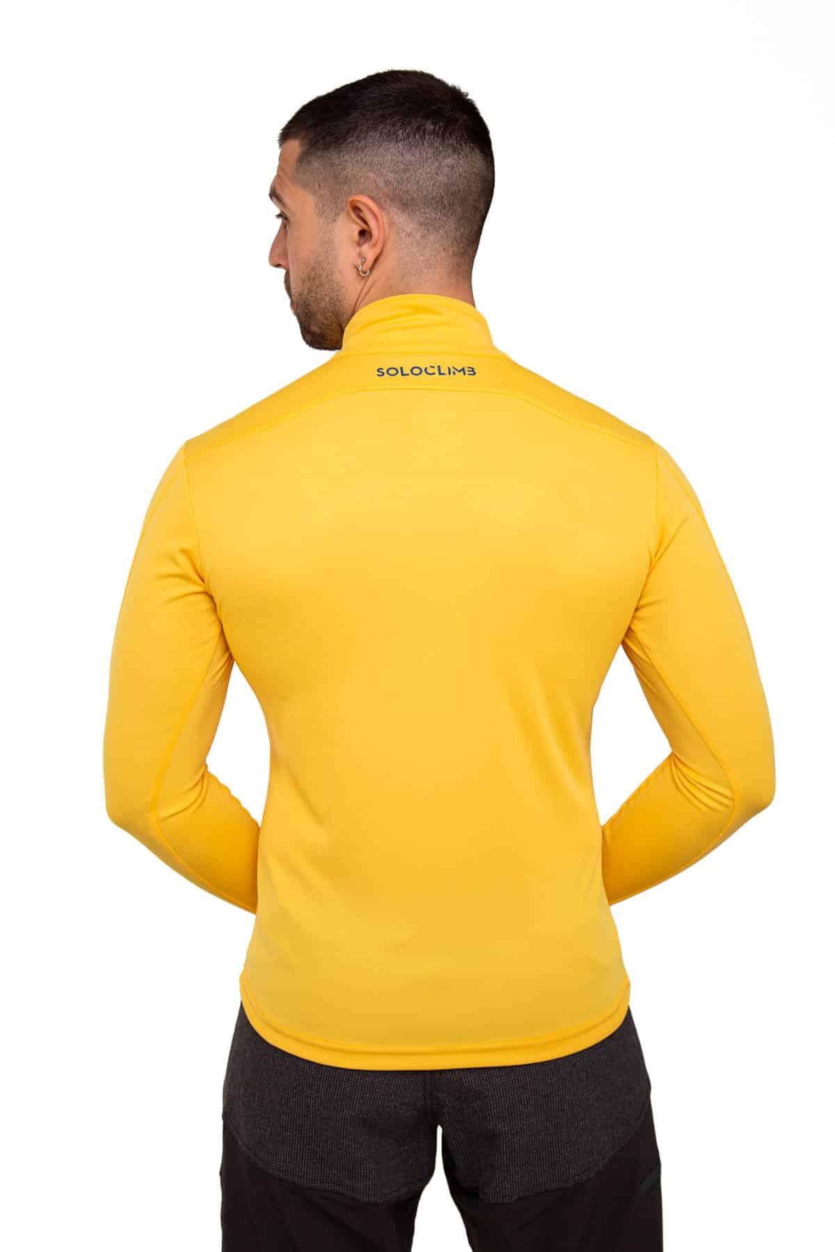 Camisola Calanques Alpinismo E Escalada Homen Leve Transpirável Amarelo Ribo 2/2