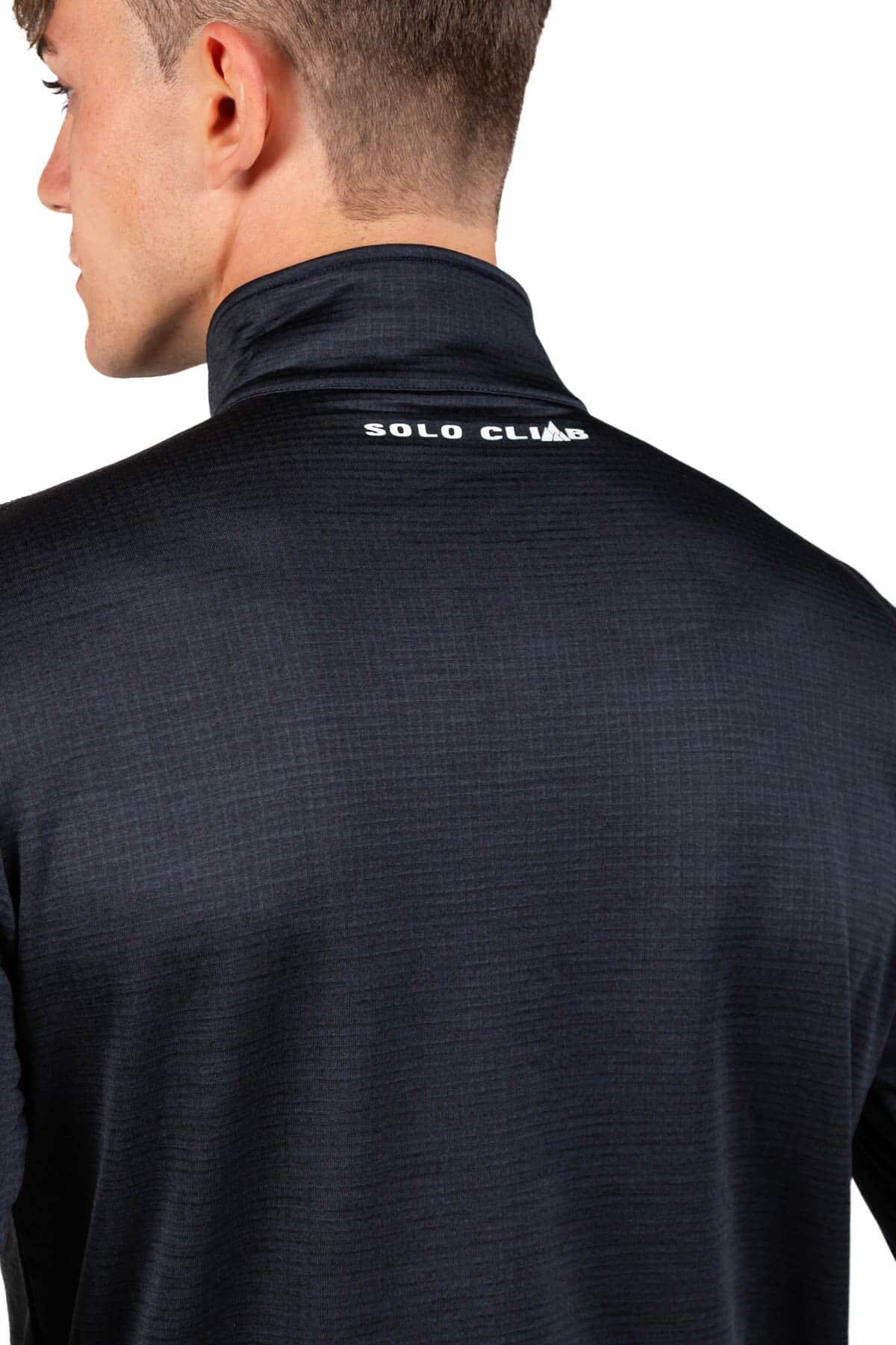 Forro Polar Transpirable de Montaña y Trekking Raptor Black Hombre Azul 3/5