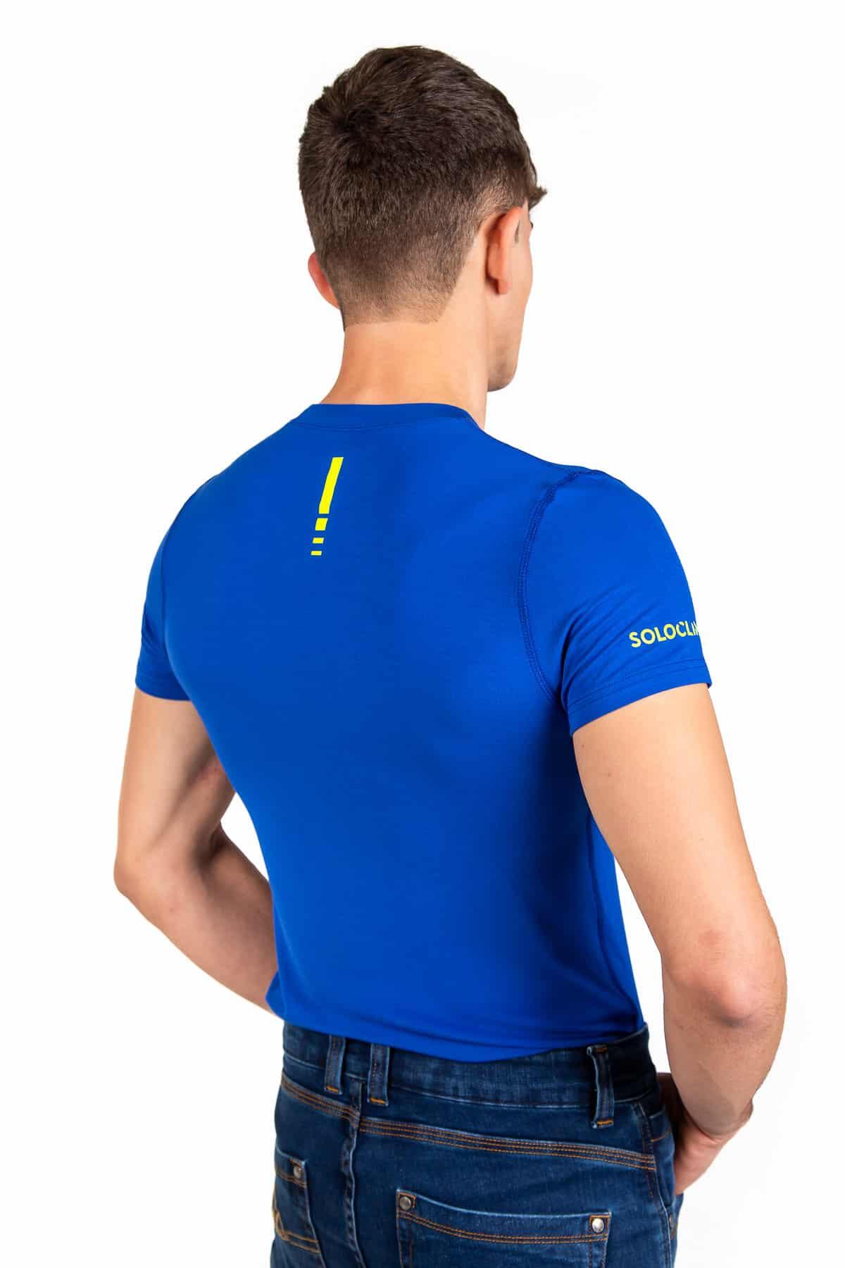Camisola Skin Fresh Alpinismo E Escalada unissex Leve Transpirável Azul Escuro 4/4