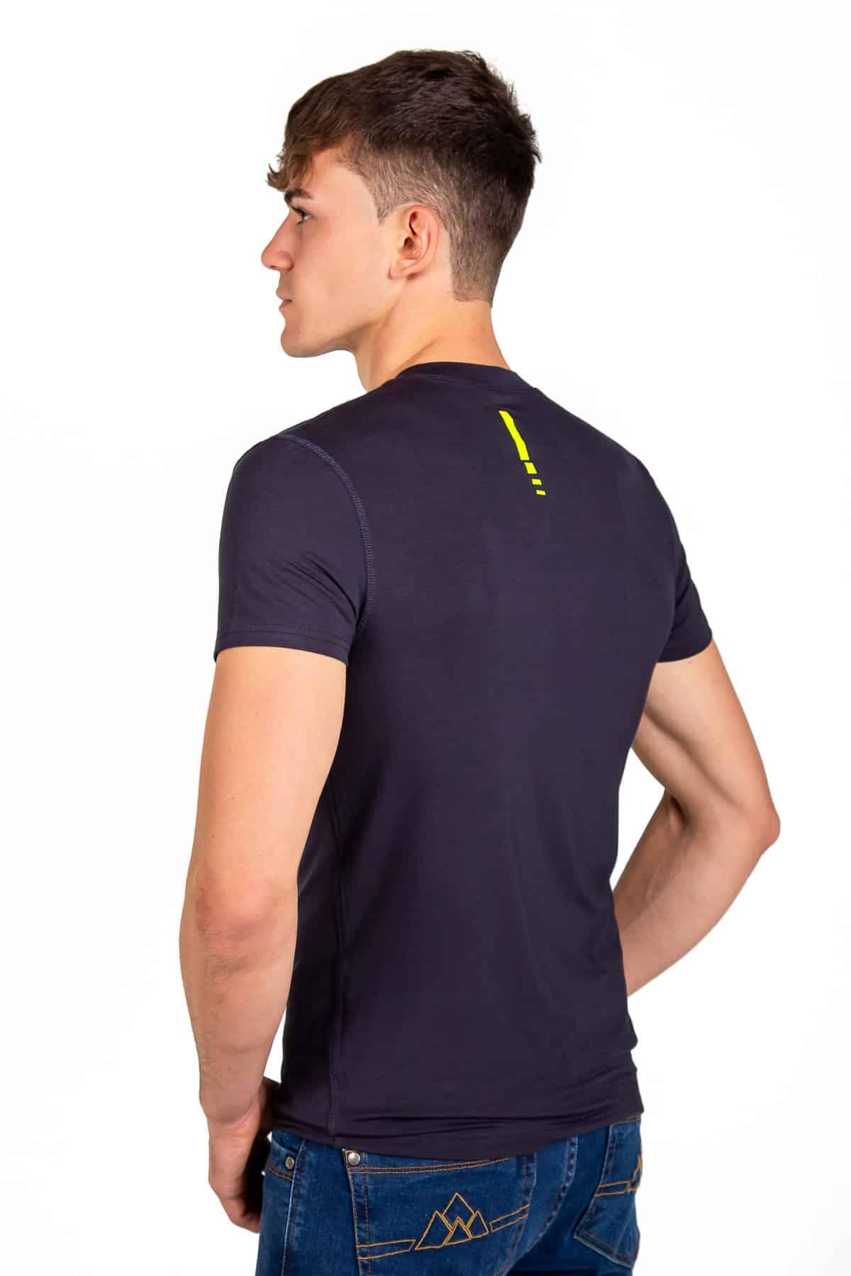 Camiseta Técnica Unisex Skin Fresh para Trekking y Escalada Azul Marino 4/4