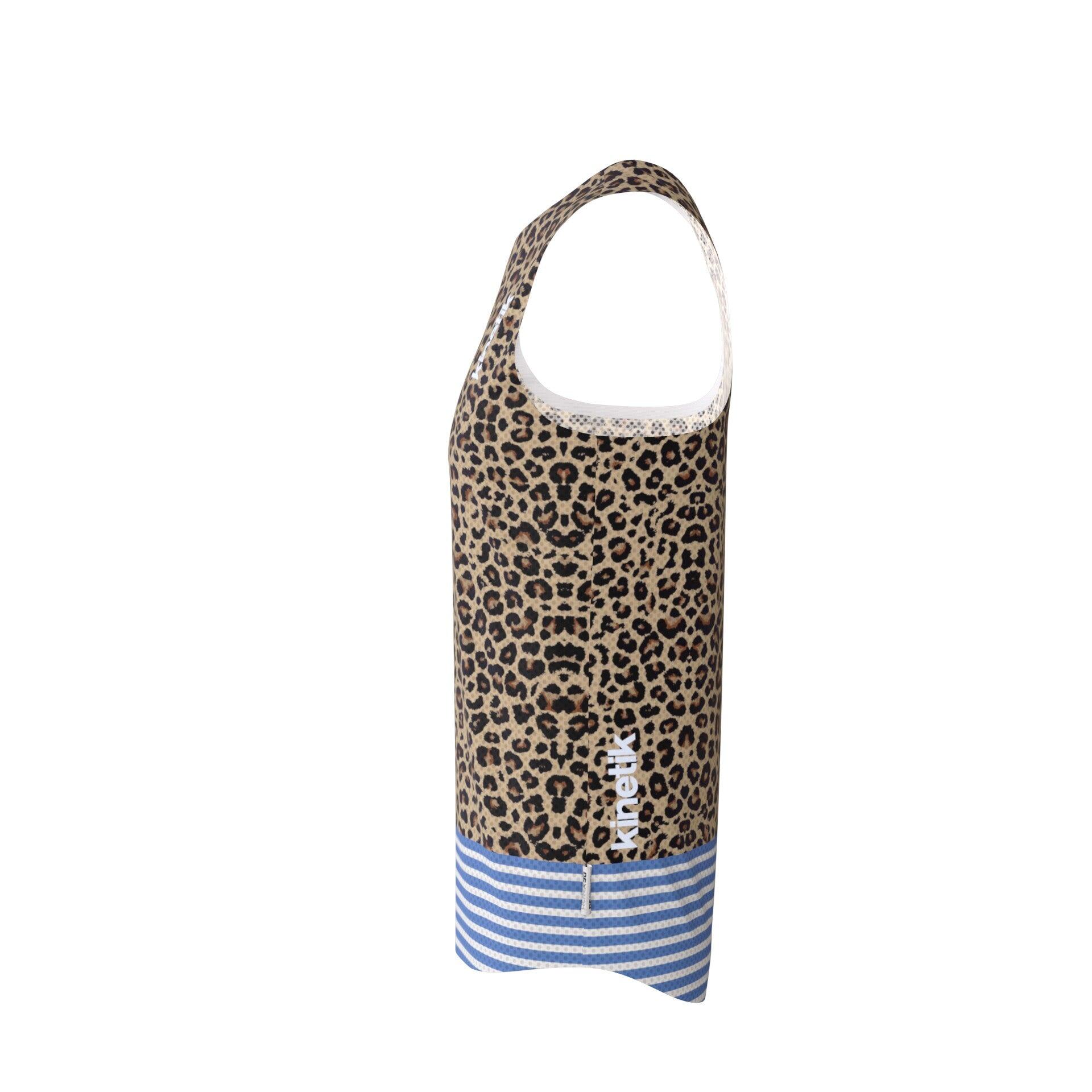 MAILLOT SANS MANCHES DE TRAIL RUNNING MAVRIK SL AR.90 LEOPARD X MARINIERE 4/7