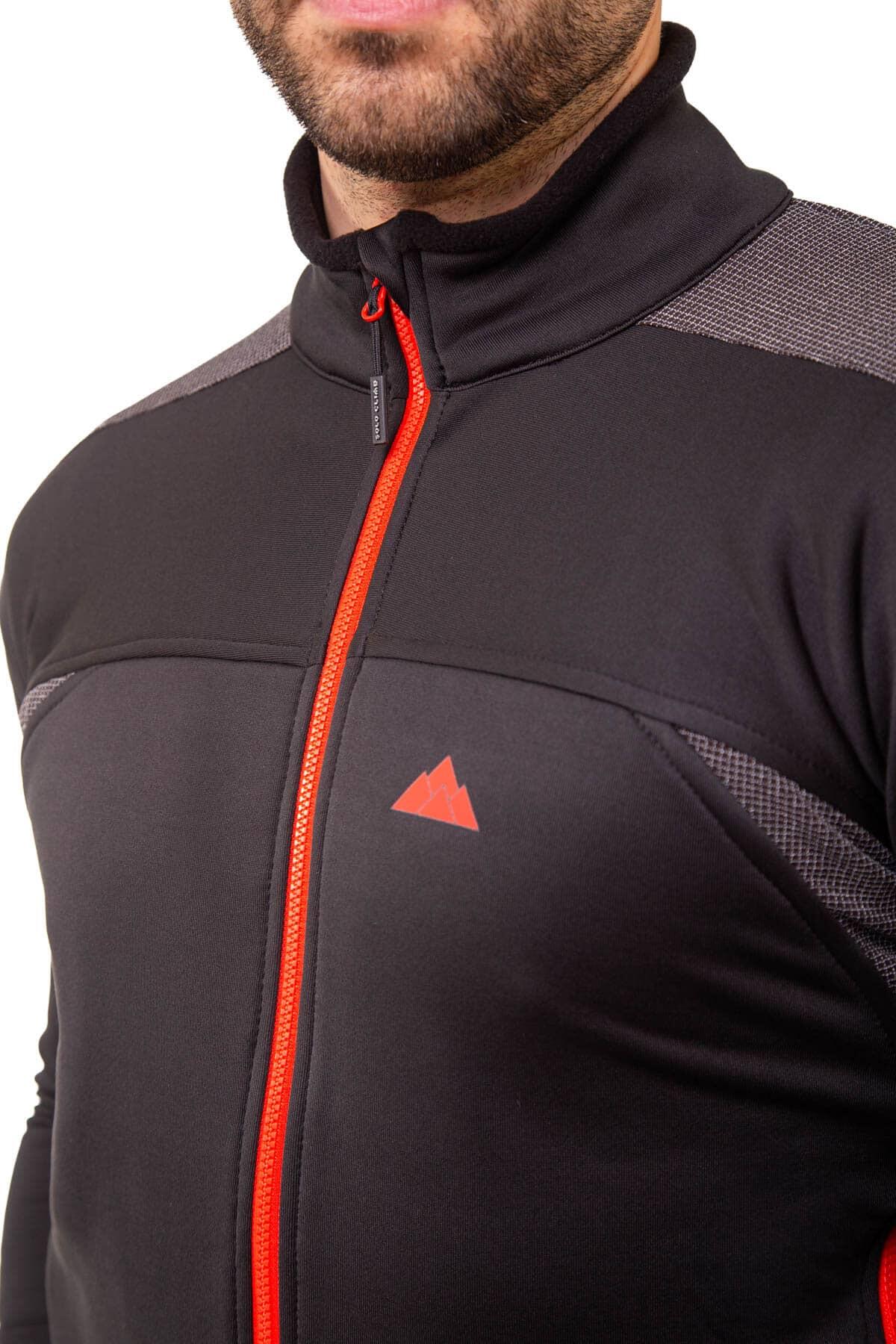 Forro Polar de Montaña Elástico y Transpirable Banff Hombre Rojo 4/4