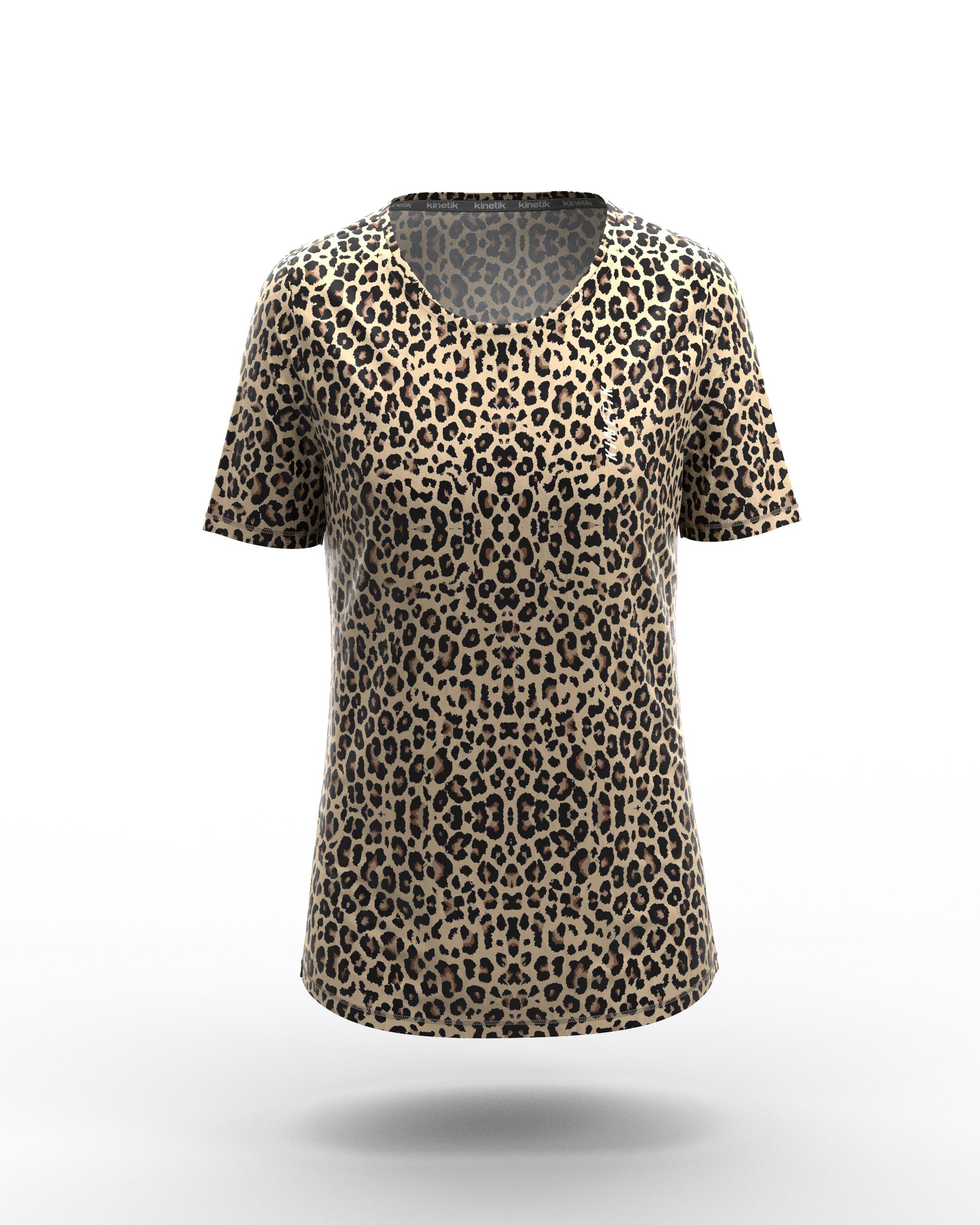 MAILLOT DE TRAIL RUNNING MAVRIK FEMME FULL LEOPARD 3/7