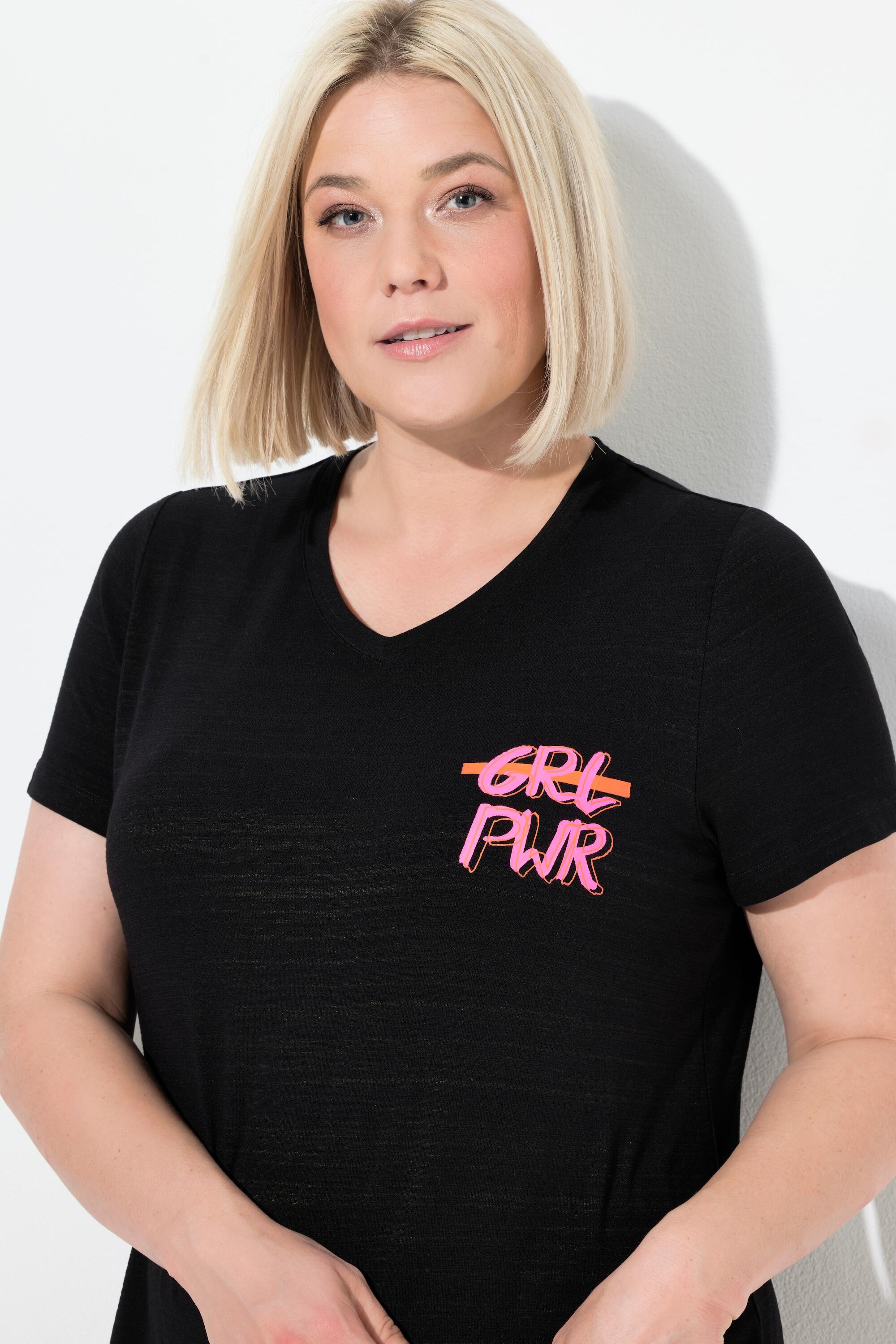 Femme T-shirt technique manches courtes et décolleté en V découpes dans le dos 3/6