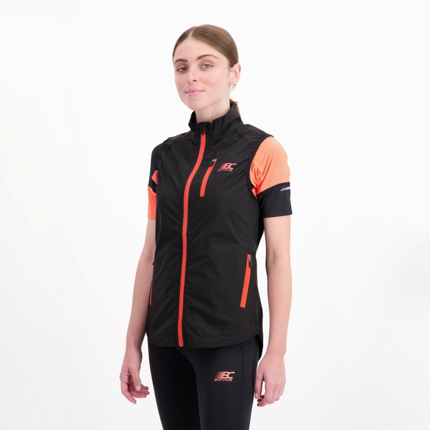 BODYCROSS Women's Sleeveless Windbreaker AIR HORIZON