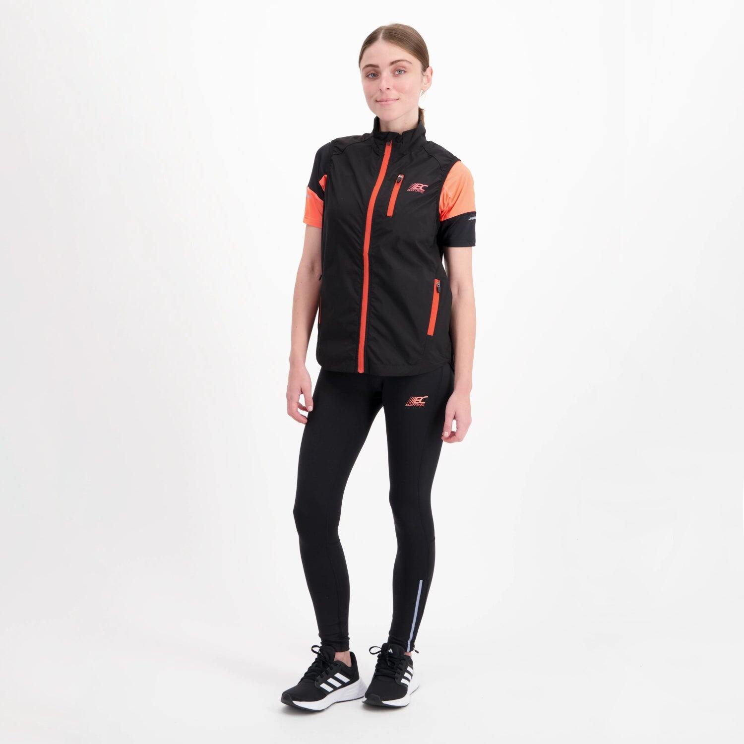 Coupe-vent sans manches AIR HORIZON Femme noir 100% polyester 4/7
