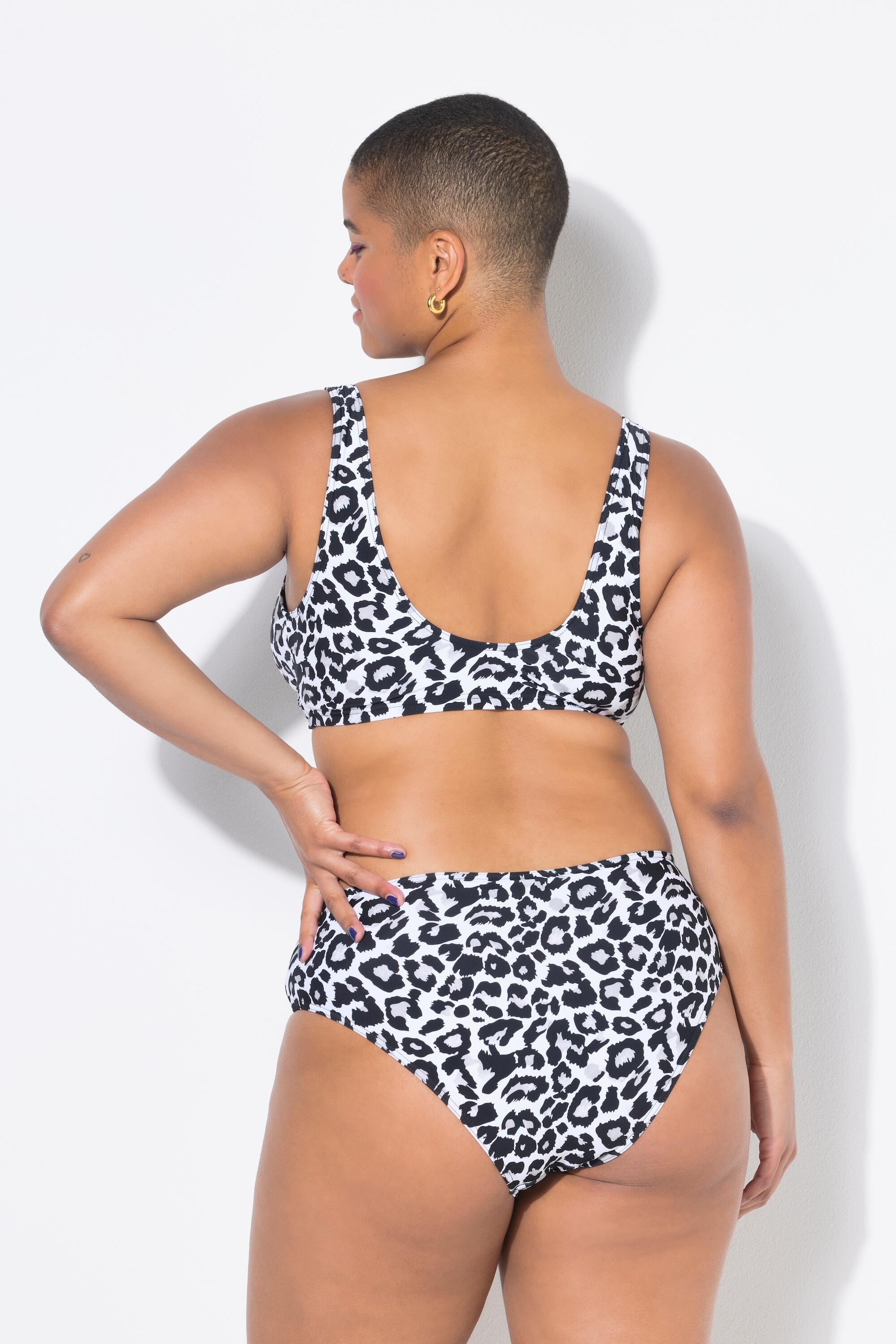 Femme Bas de bikini taille haute imprimé léopard 2/6