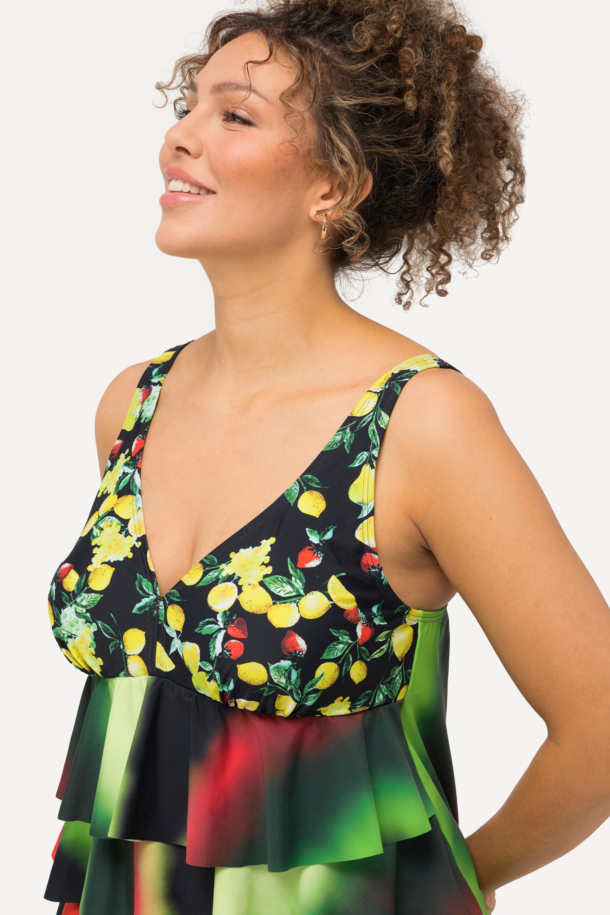 Femme Tankini à motif citrons 3/5