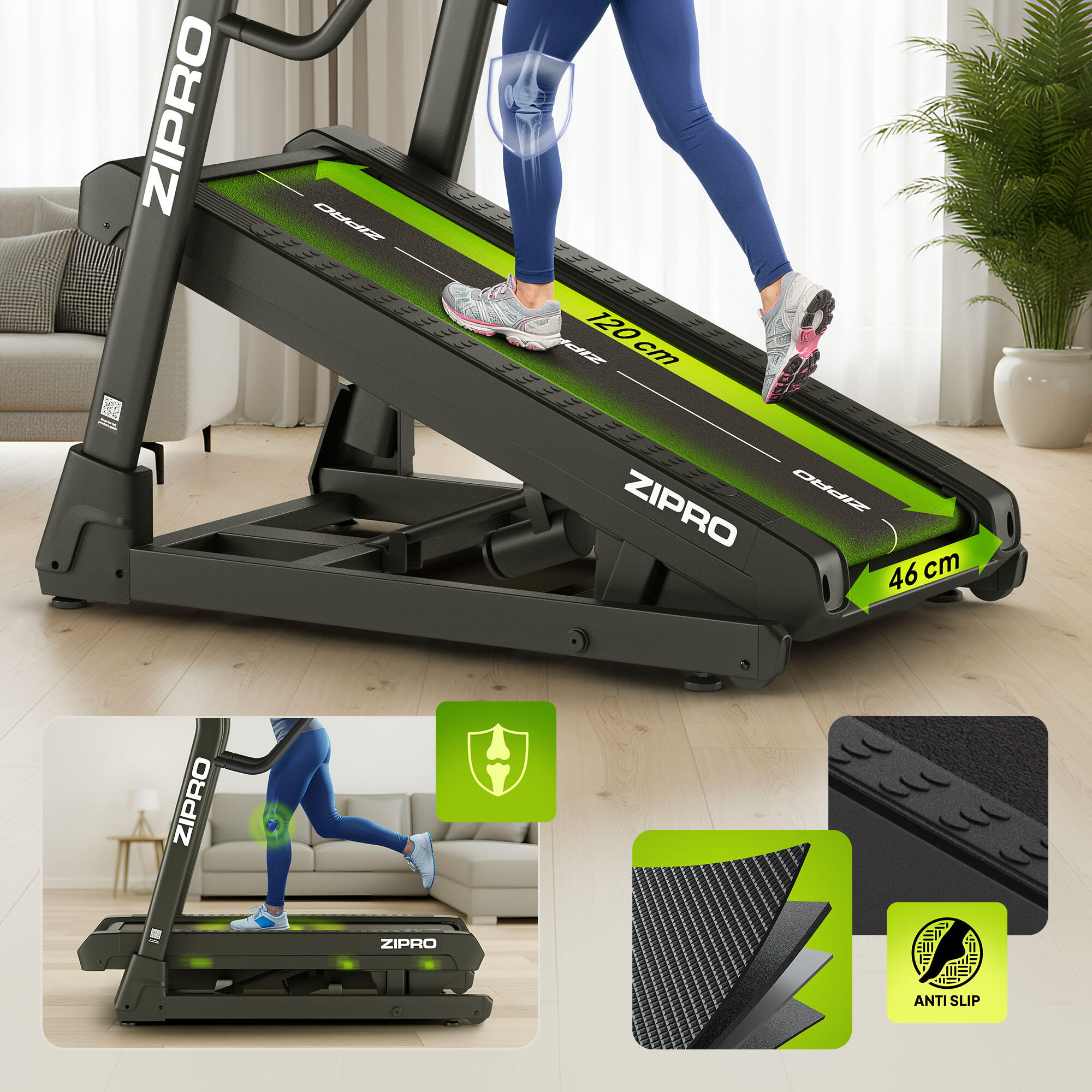 Bieżnia Treningowa Shred Wspinaczkowa z Regulowanym Kątem Nachylenia 40% 4/7