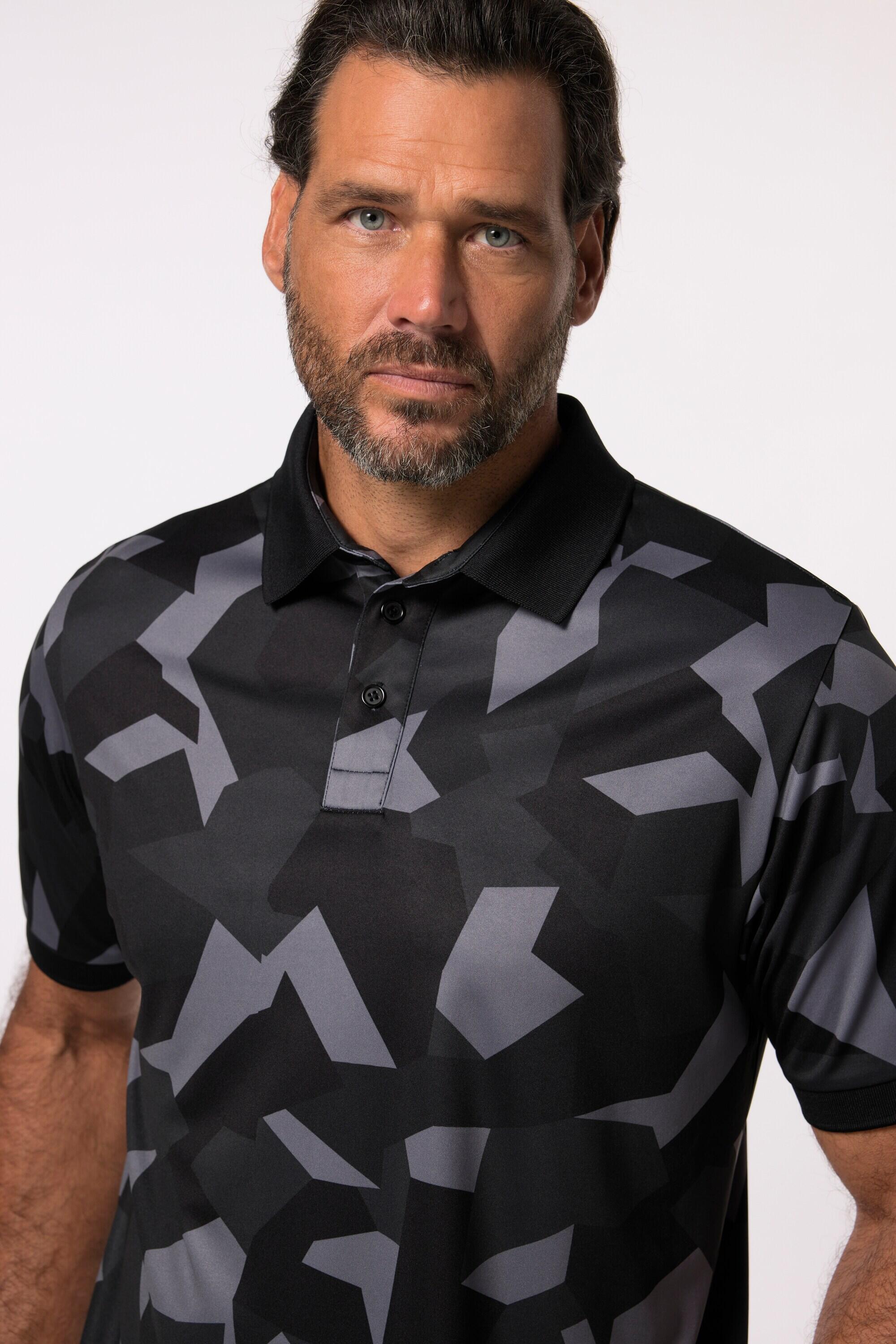 Hommes Polo de golf à manches courtes imprimé camouflage et finition QuickDry 2/4