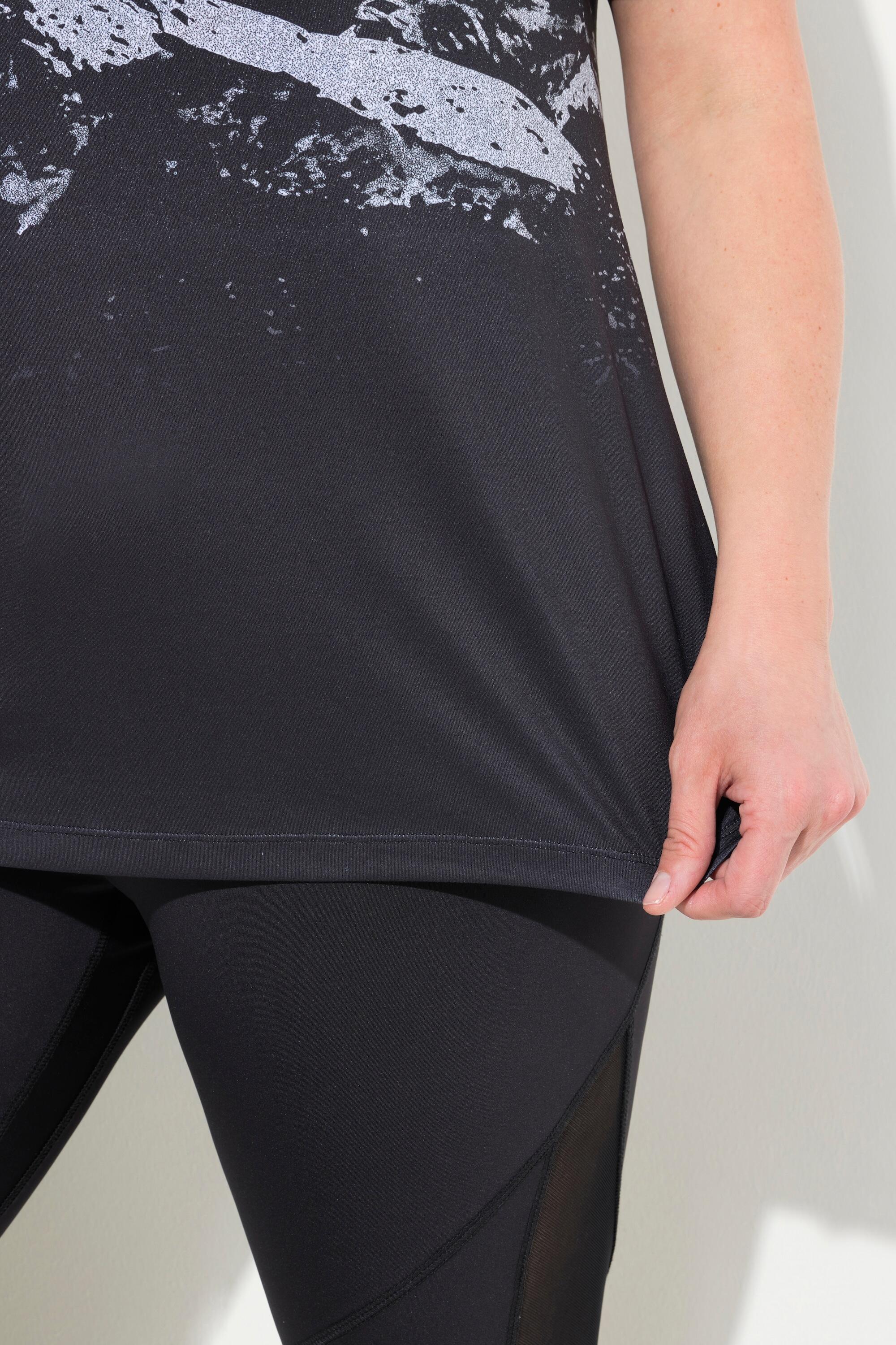 Femme T-shirt technique à col rond et manches courtes. Matière 5/7