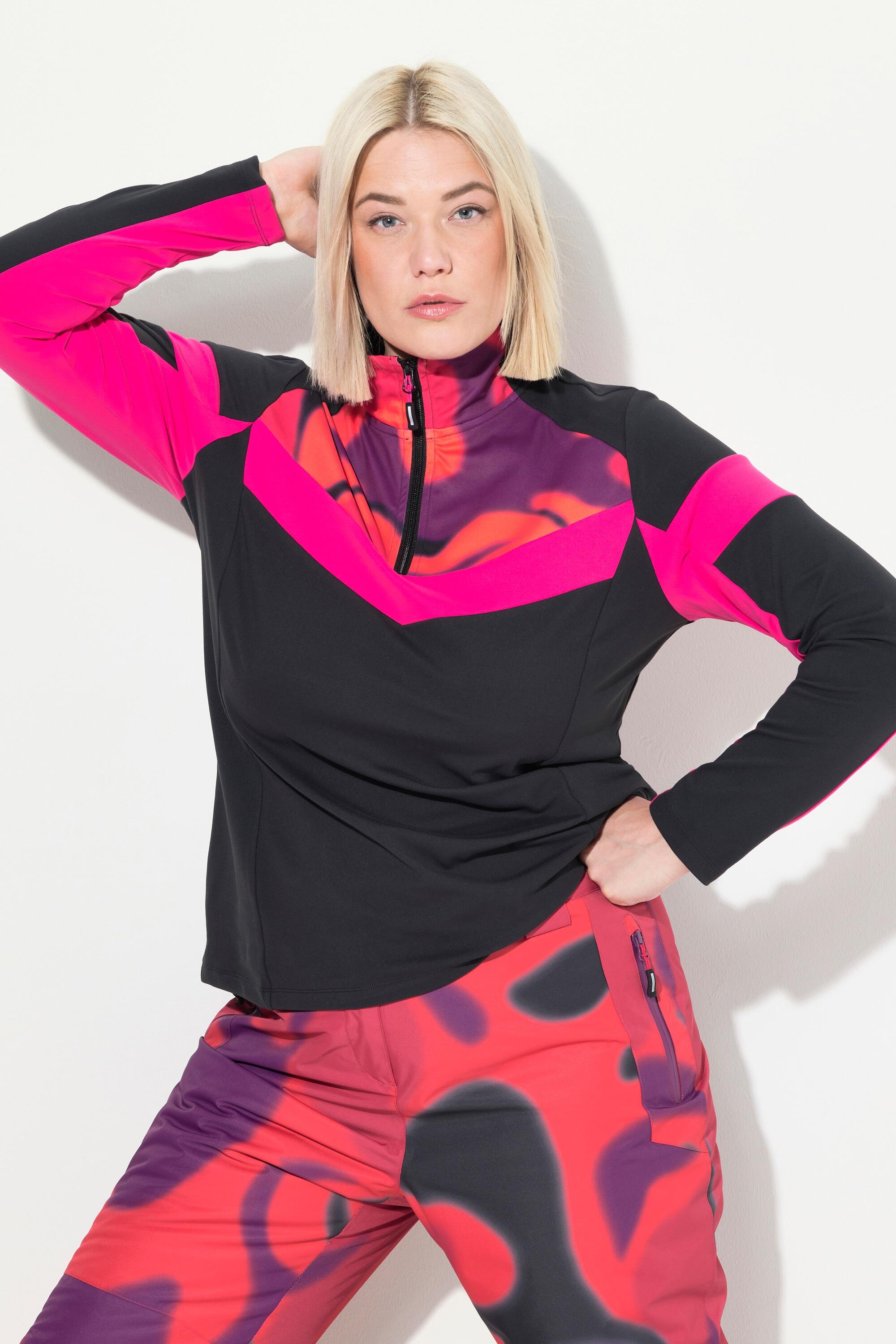 Femme Pull camionneur technique coupe slim col camionneur manches longues 5/7