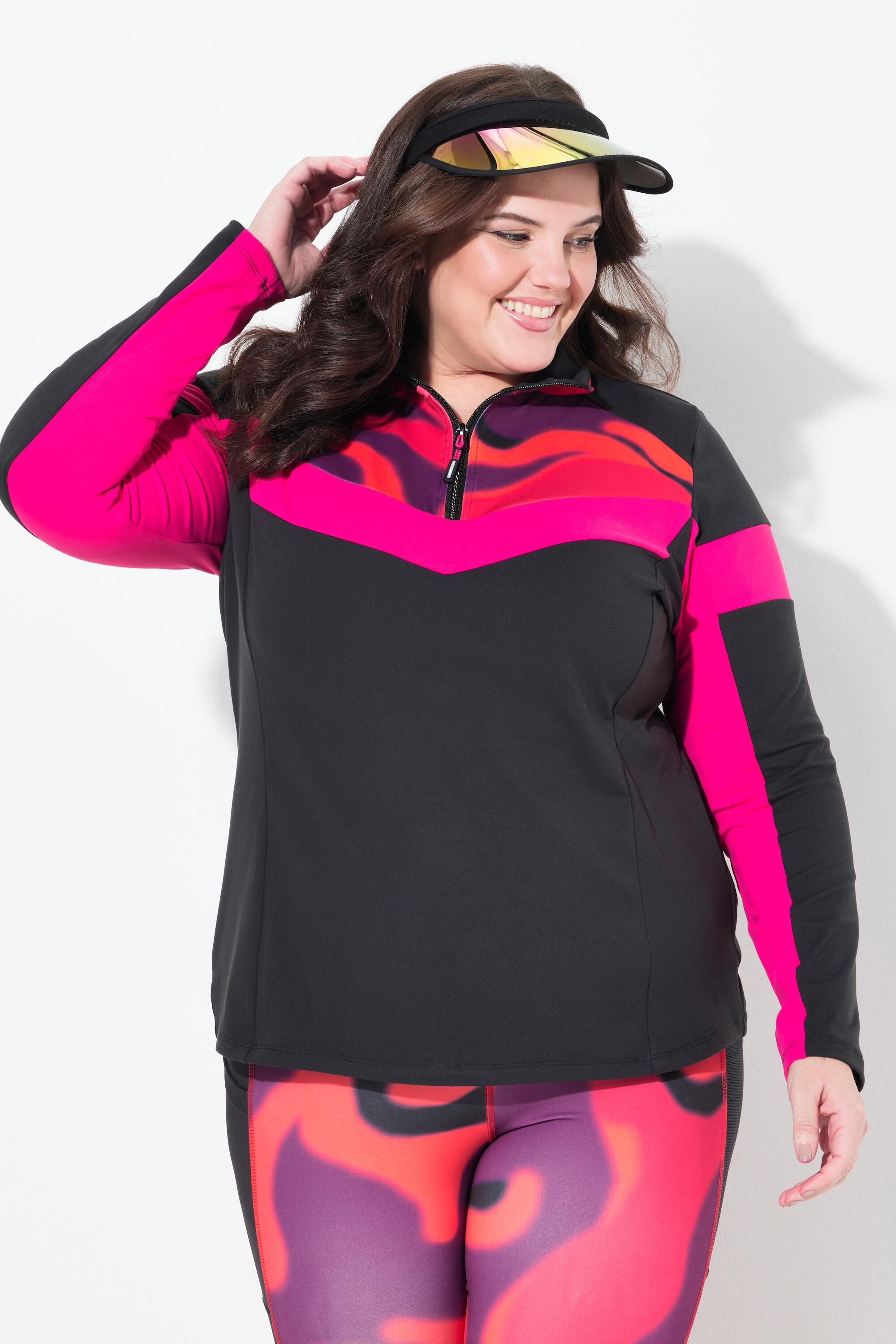 Femme Pull camionneur technique coupe slim col camionneur manches longues 6/7