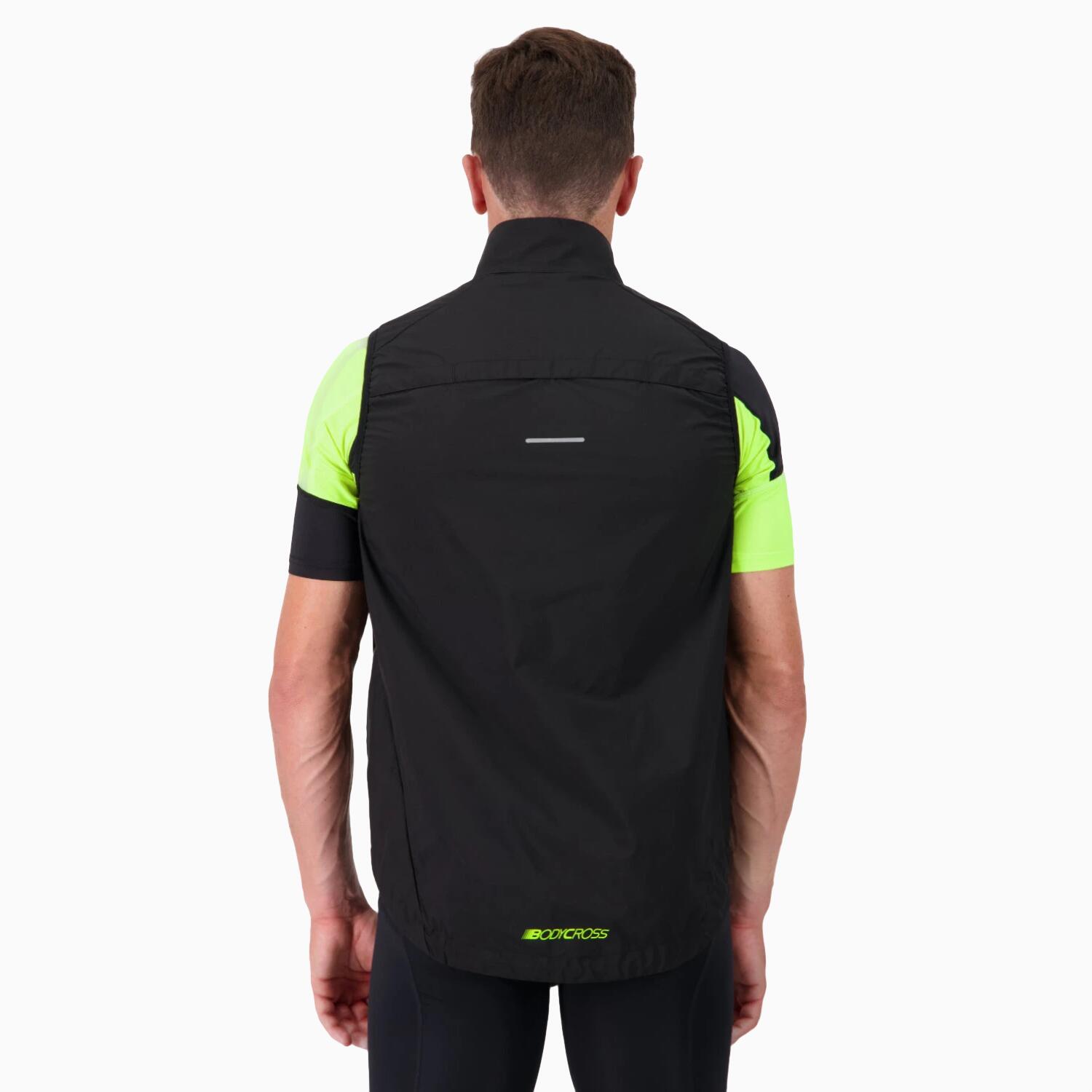 Coupe-vent sans manches AIR HORIZON homme noir 100% Polyester 3/7