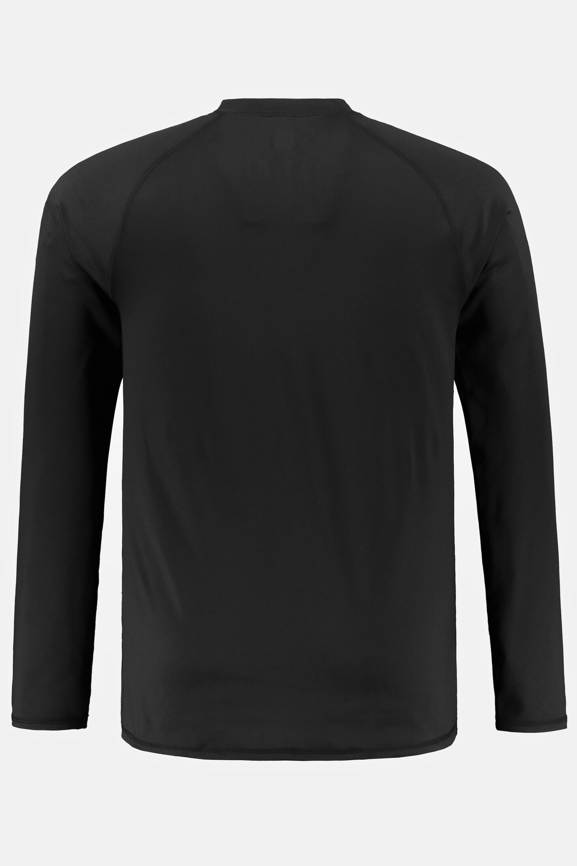 Hommes T-shirt de bain. Manches longues col montant et protection UV 4/5