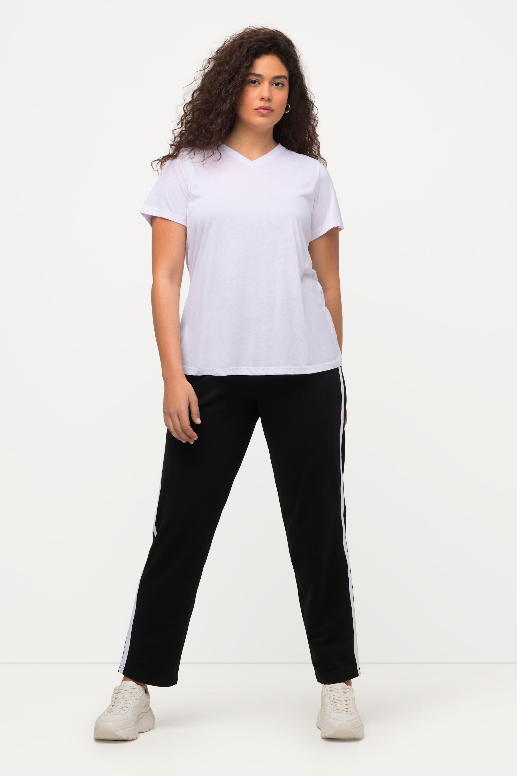 Femme Pantalon de jogging ceinture élastique galons 4/6