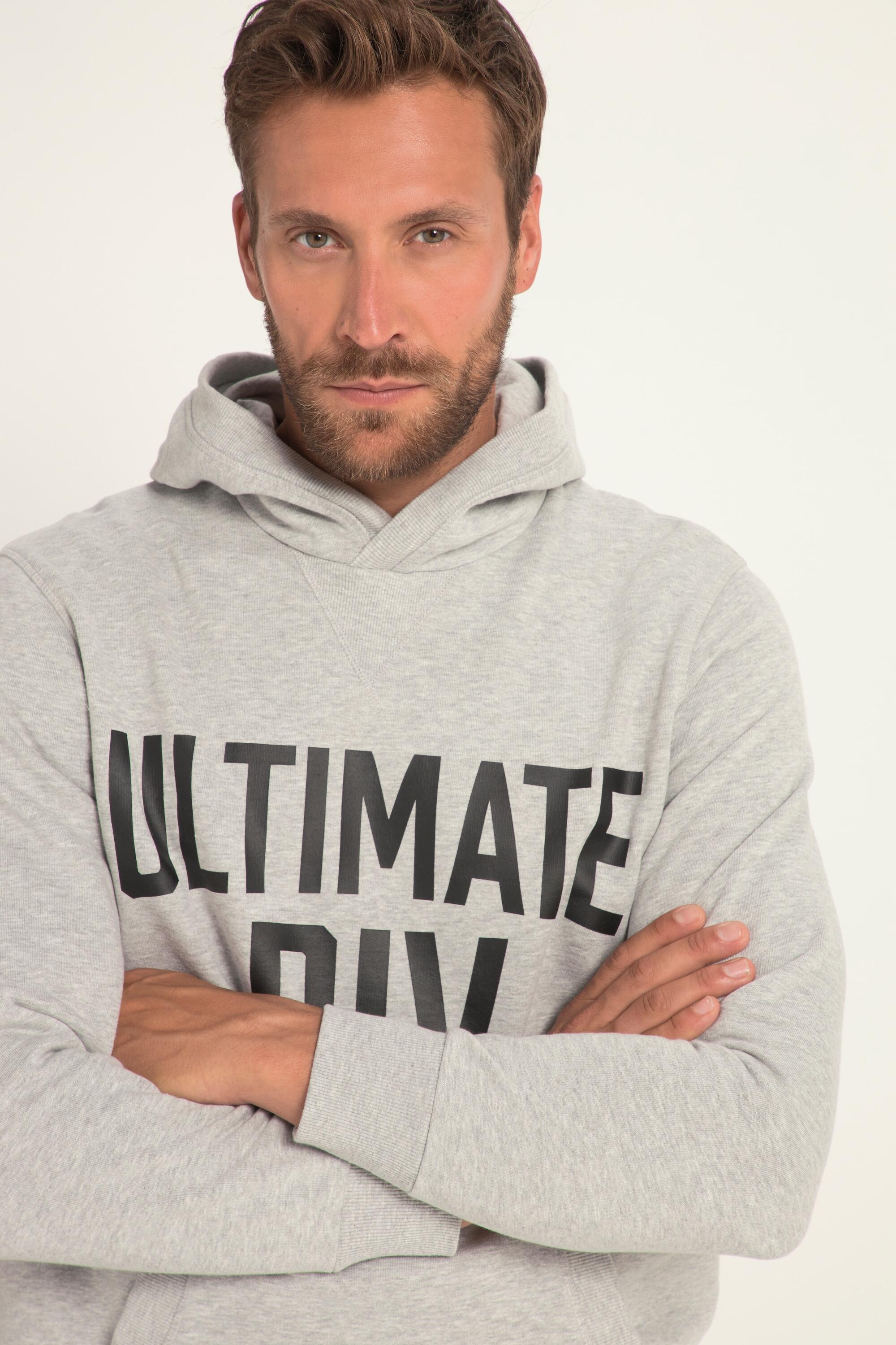 Hommes Sweat à capuche Fitness? avec imprimé Ultimate Div. et poche kangourou 2/4