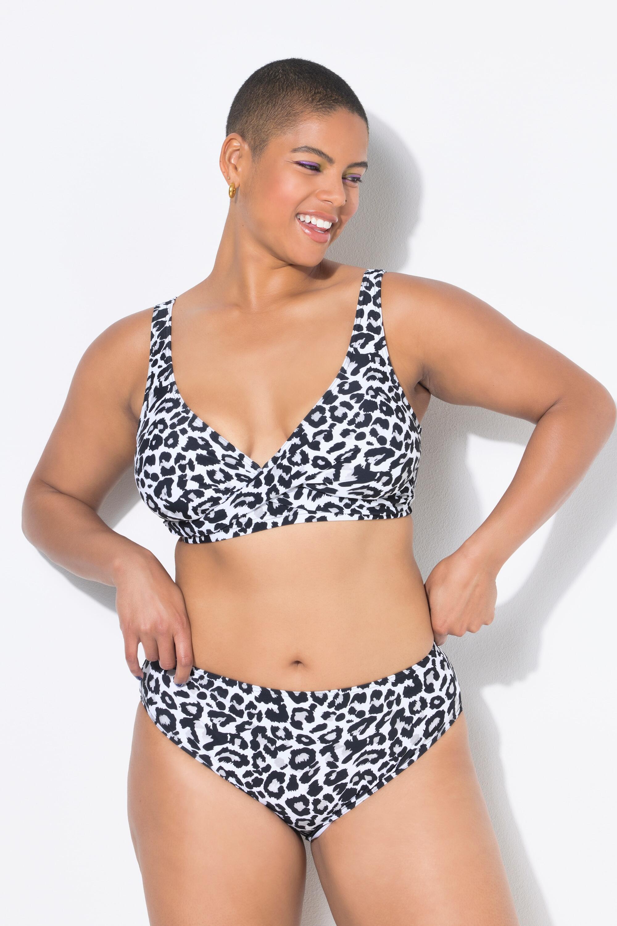Femme Bas de bikini taille haute imprimé léopard 5/6