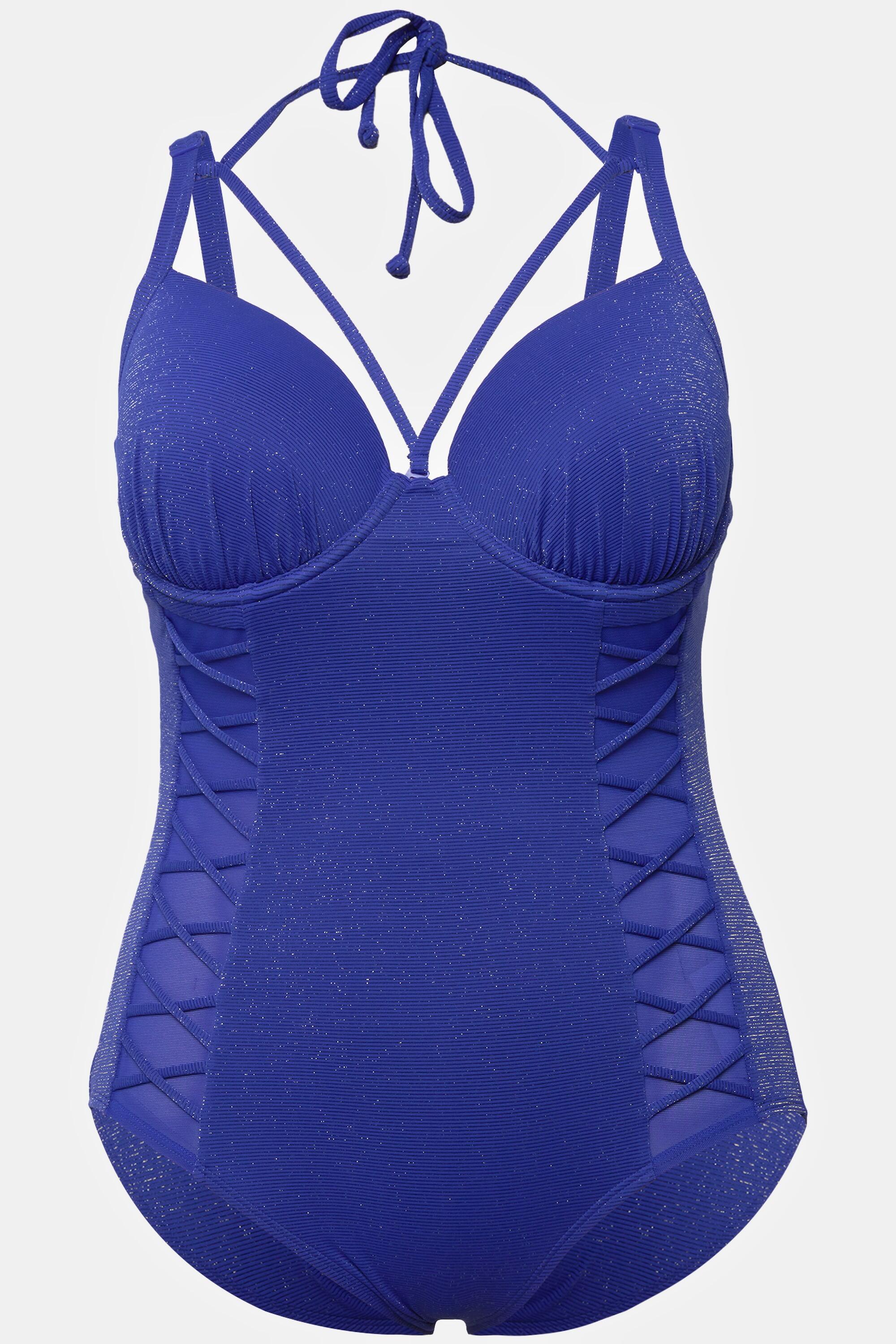 Femme Maillot de bain. Bonnets souples à armature. Paillettes 6/7