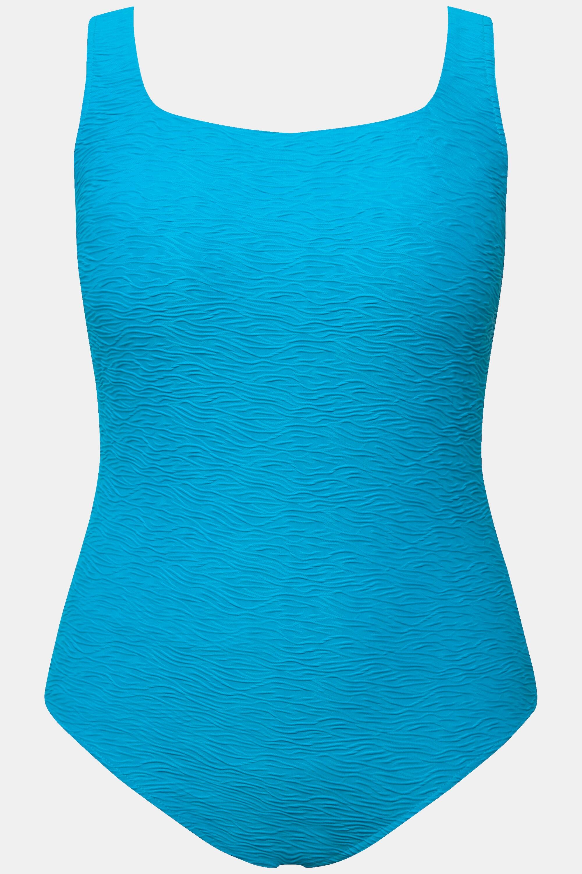 Femme Maillot de bain à bonnets souples décolleté carré et texture ondulée 5/6
