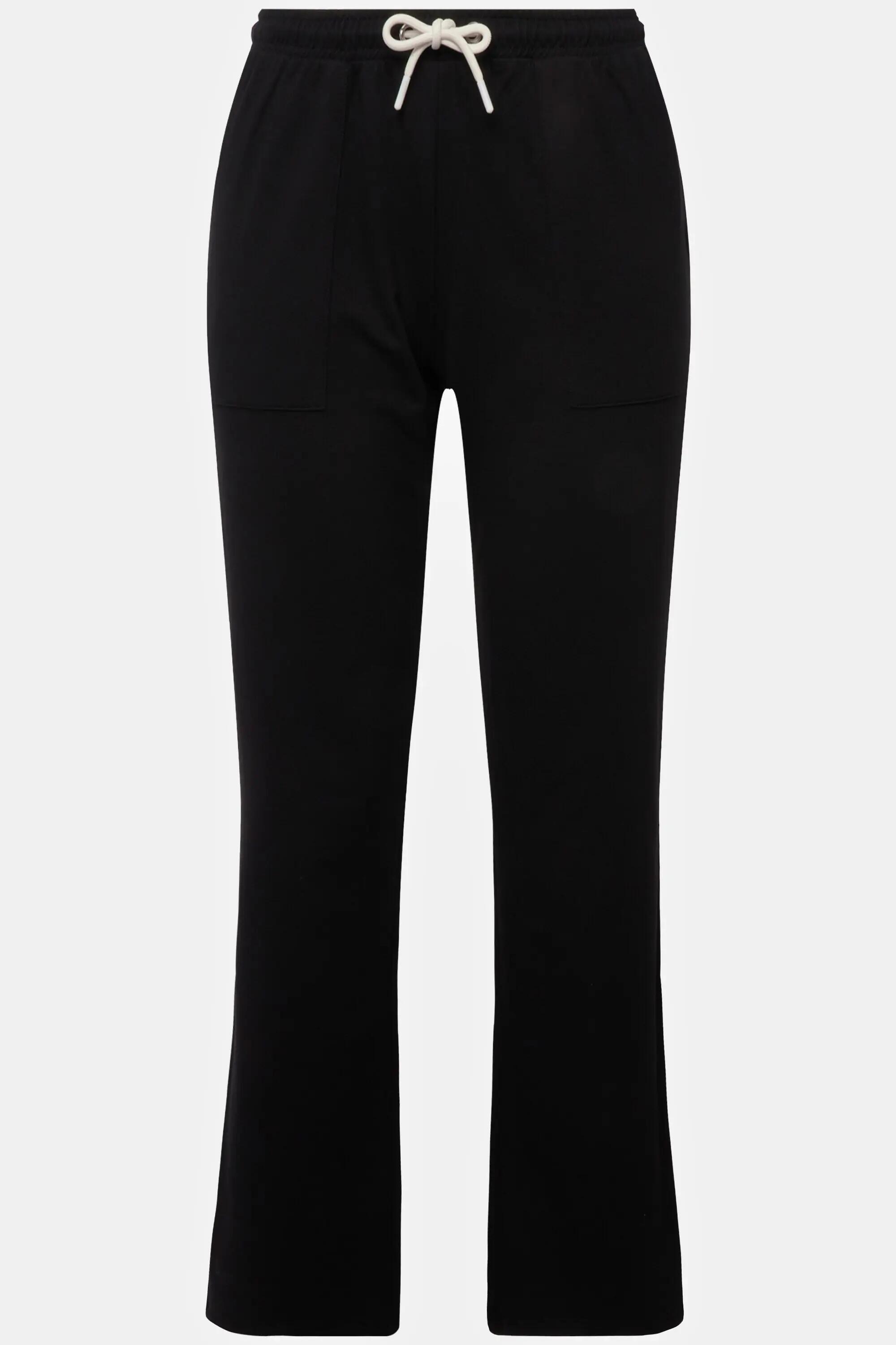 Dames Joggingbroek rechte pijpen elastische band 4/4
