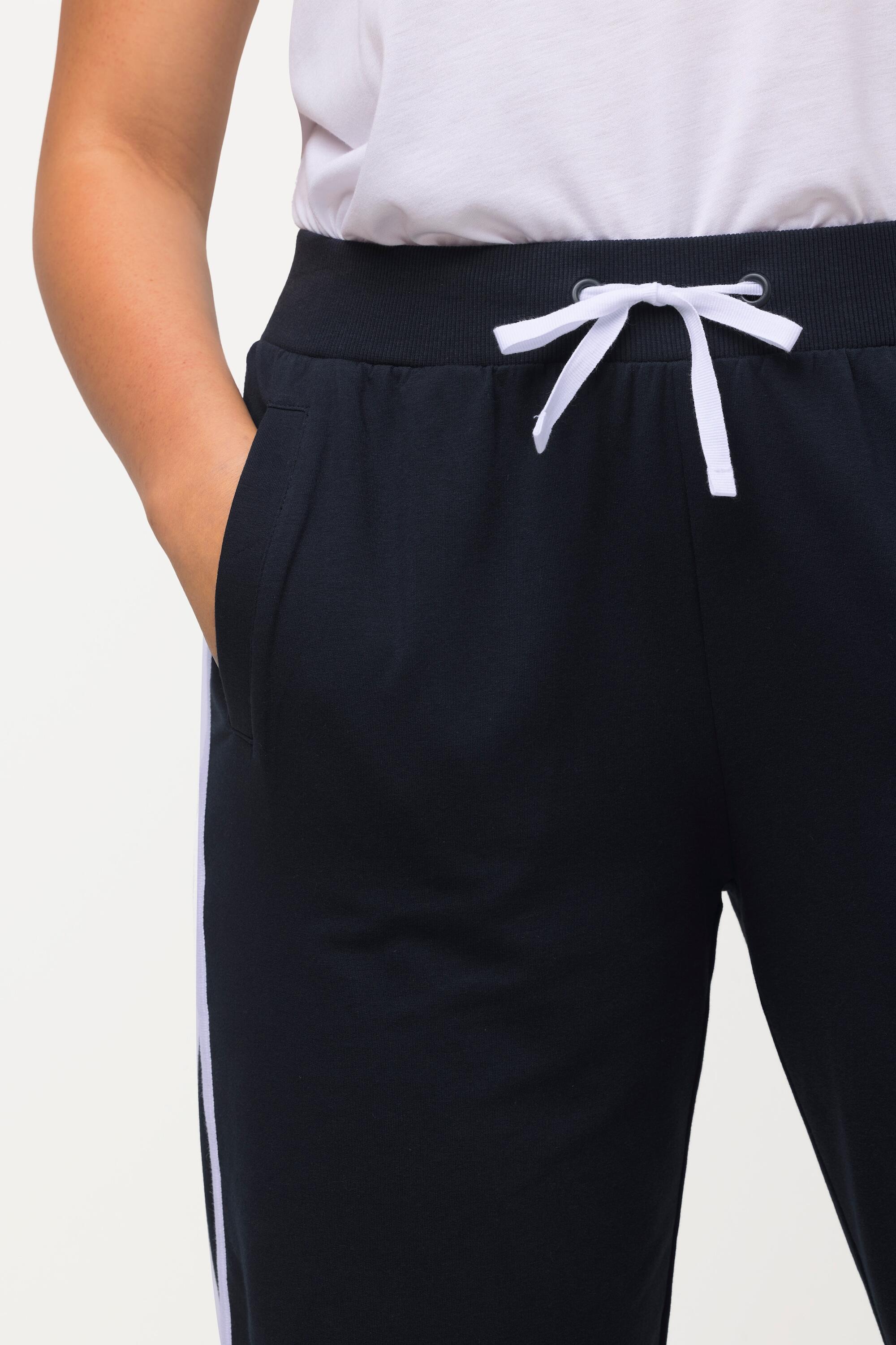 Femme Pantalon de jogging ceinture élastique galons 3/6