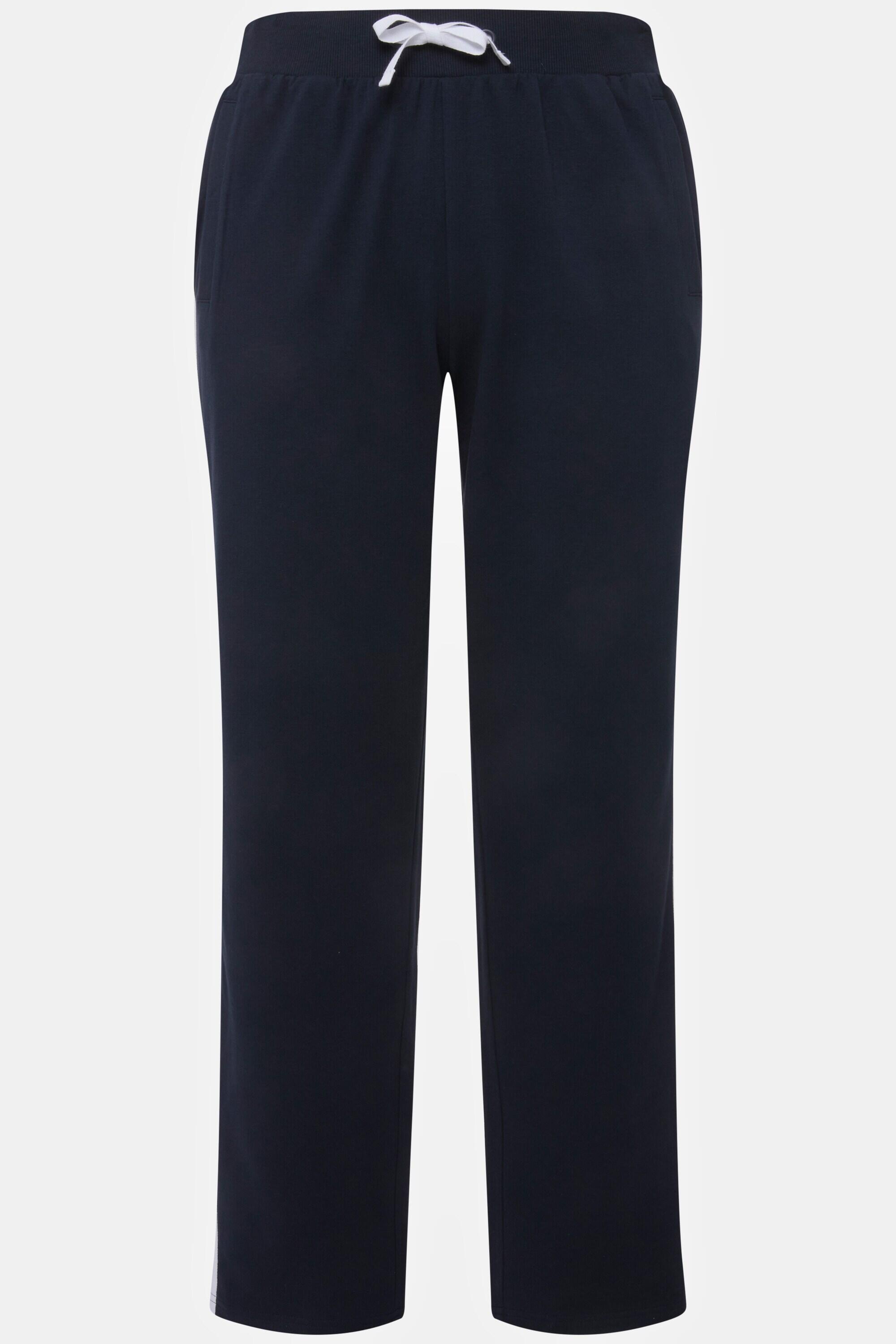 Dames Joggingbroek elastische tailleband zijstrepen 10/11