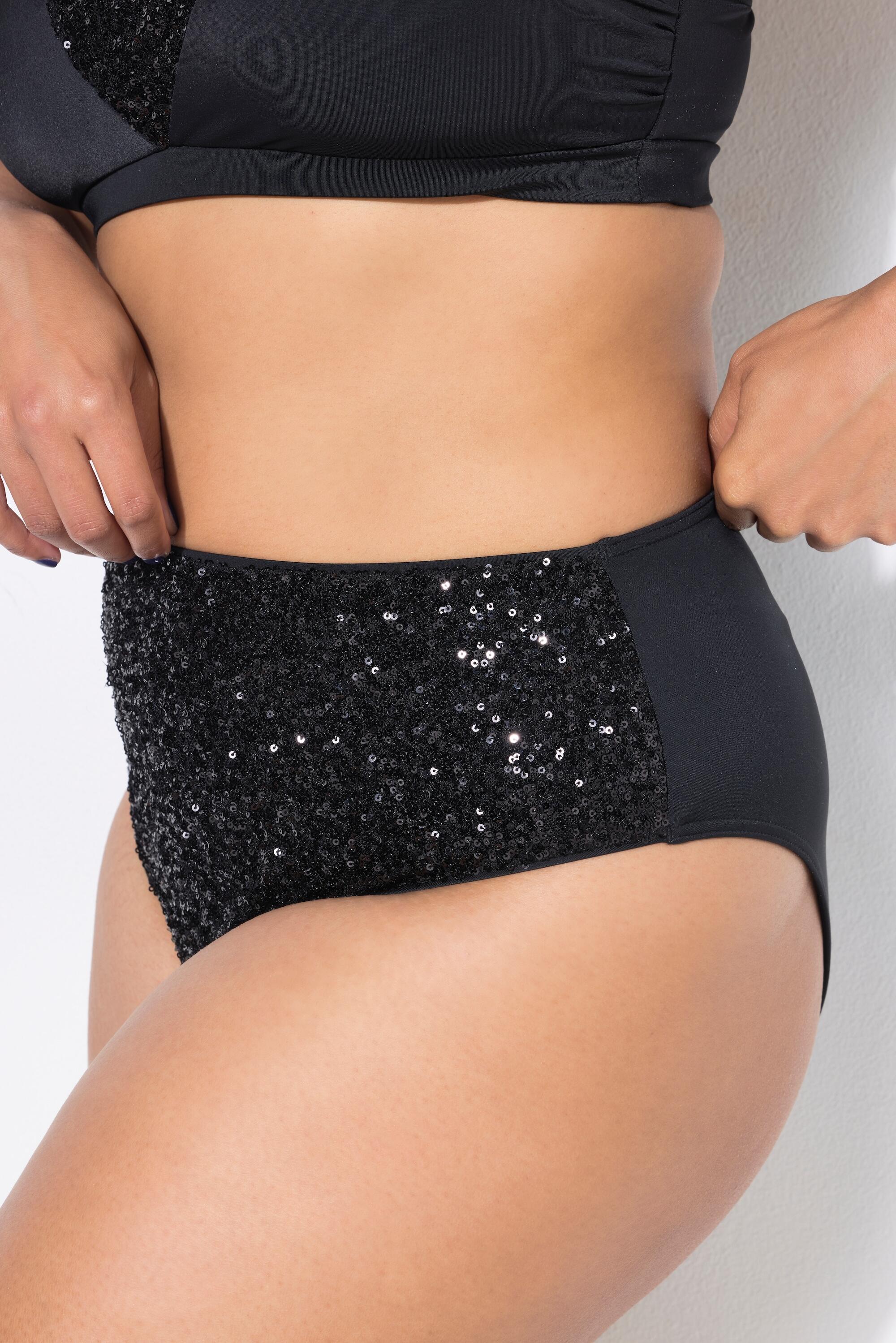 Femme Bas de bikini taille haute et paillettes 4/6