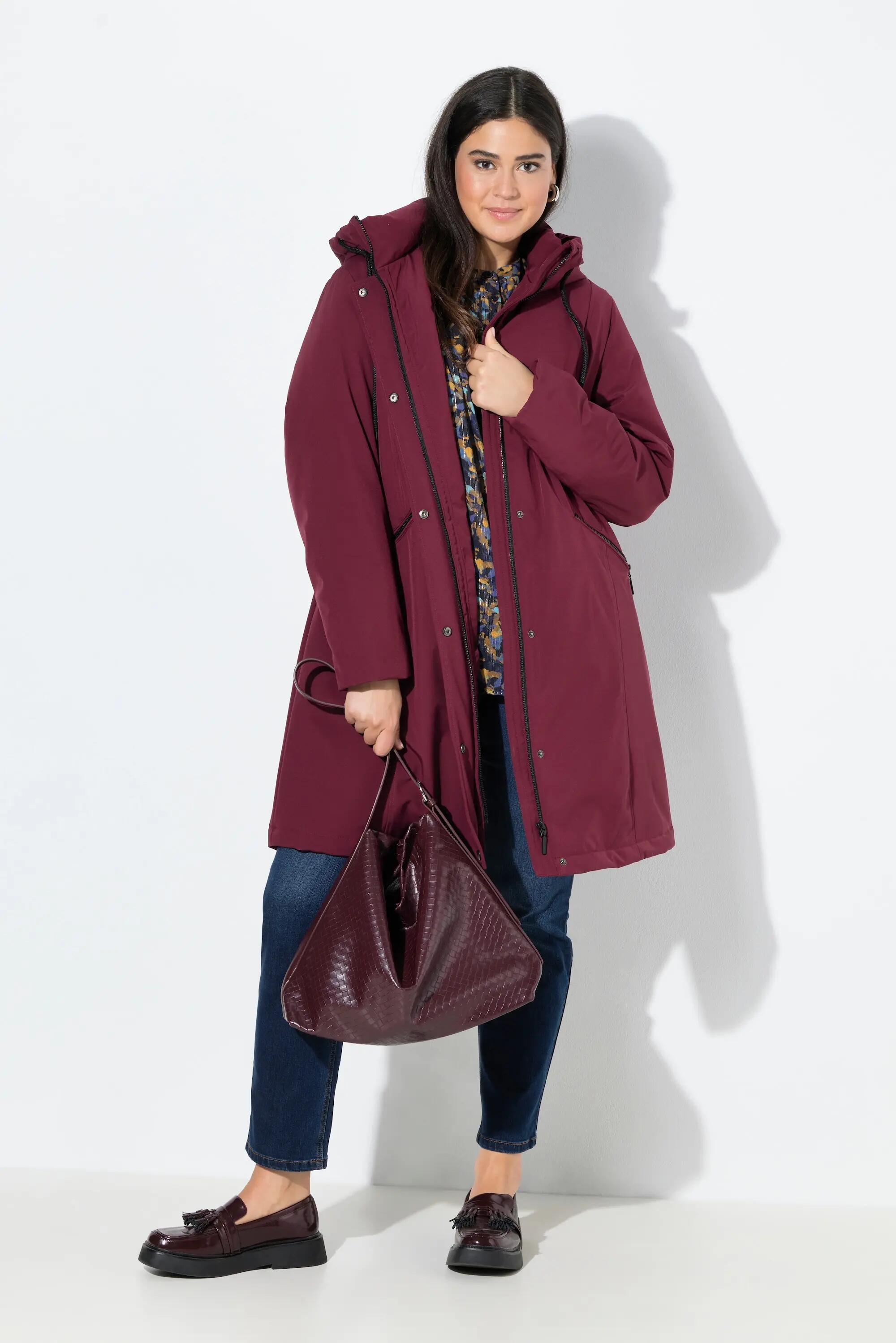 Damen HYPRAR Funktionsjacke wasserabweisend mit kontrastigem Innenfutter 3/9