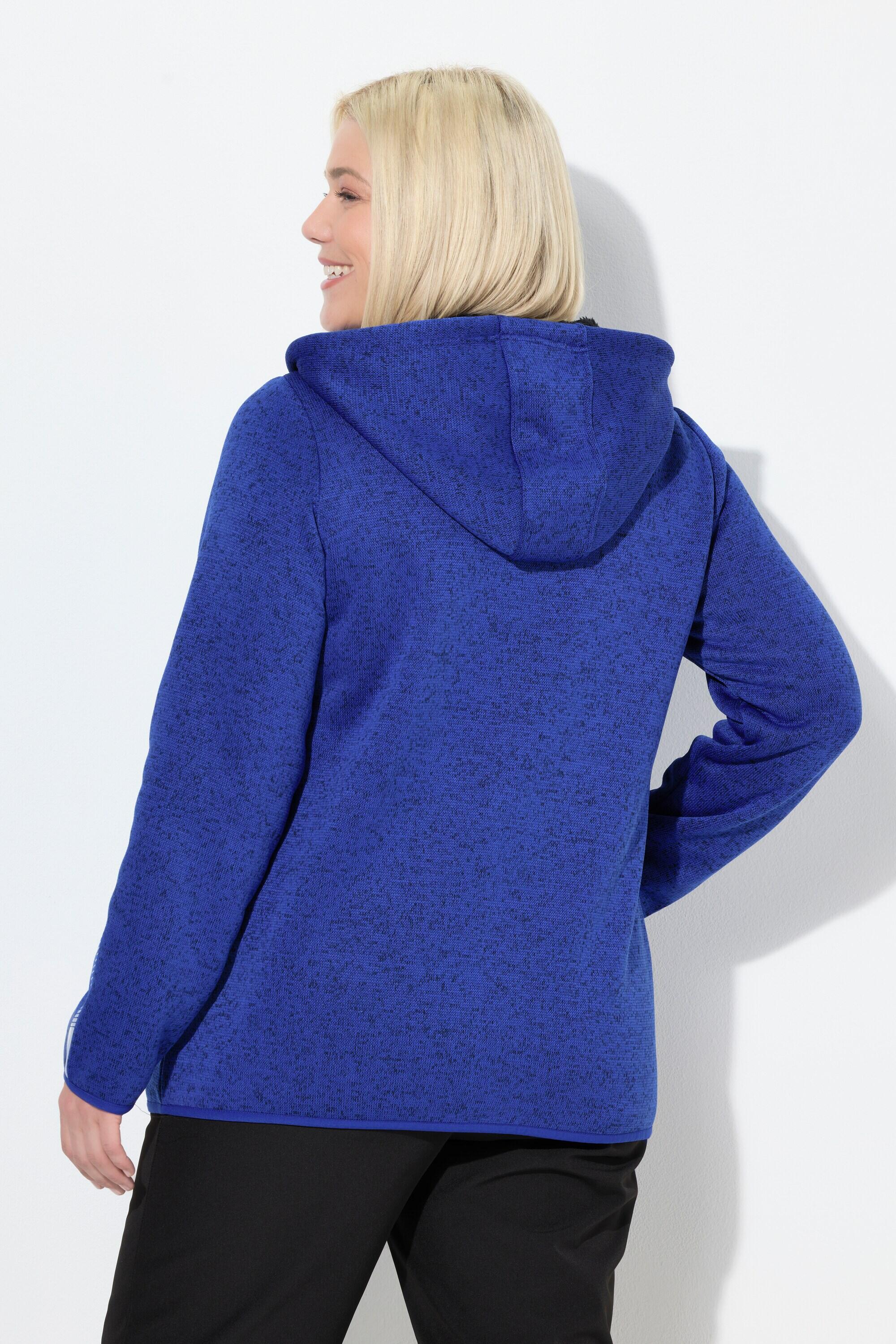 Damen Strickfleece-Jacke Teddyfleece 2-Wege-Zipper Reflektor 8/13