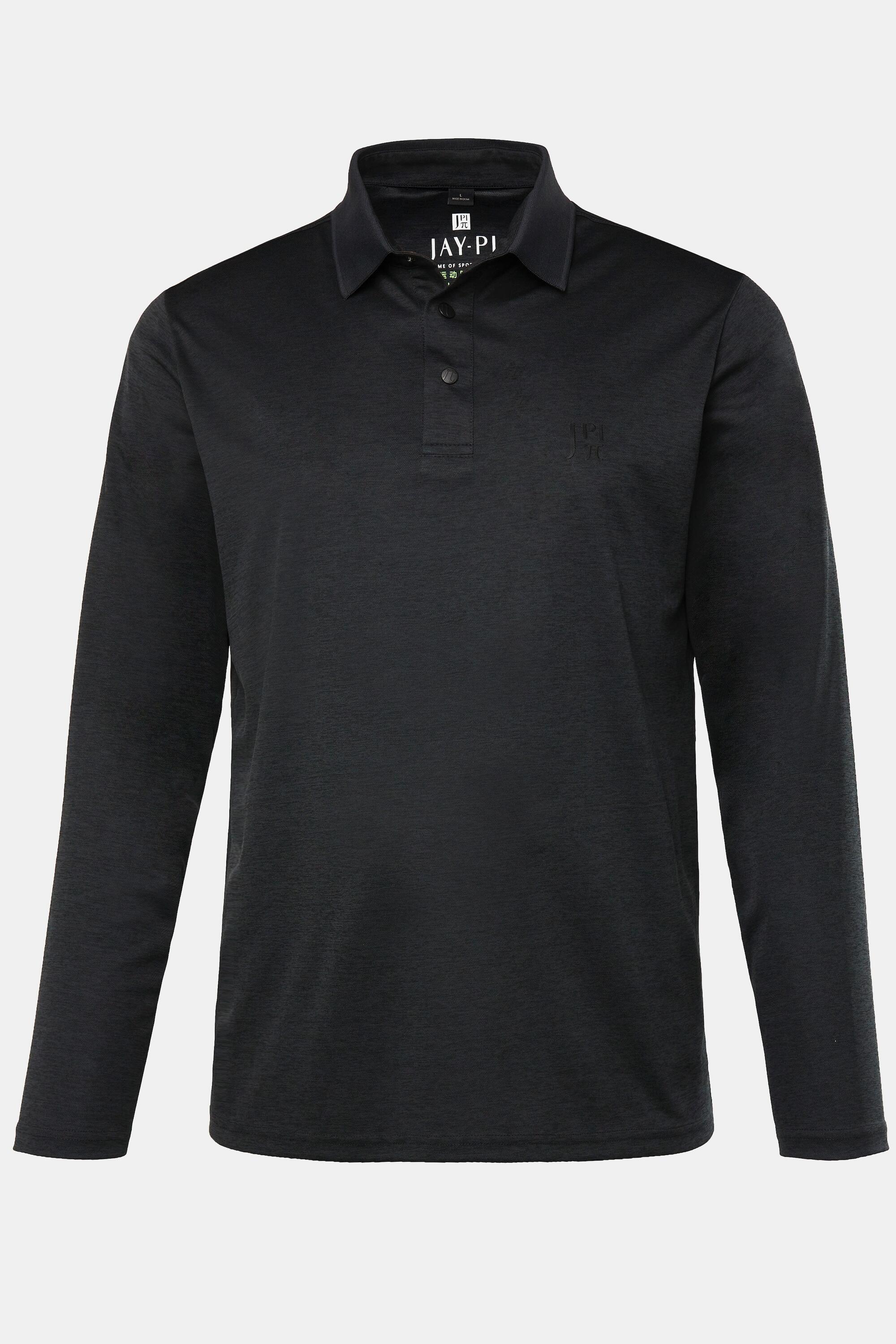 Heren Poloshirt met lange mouwen trekking QuickDry 3/4