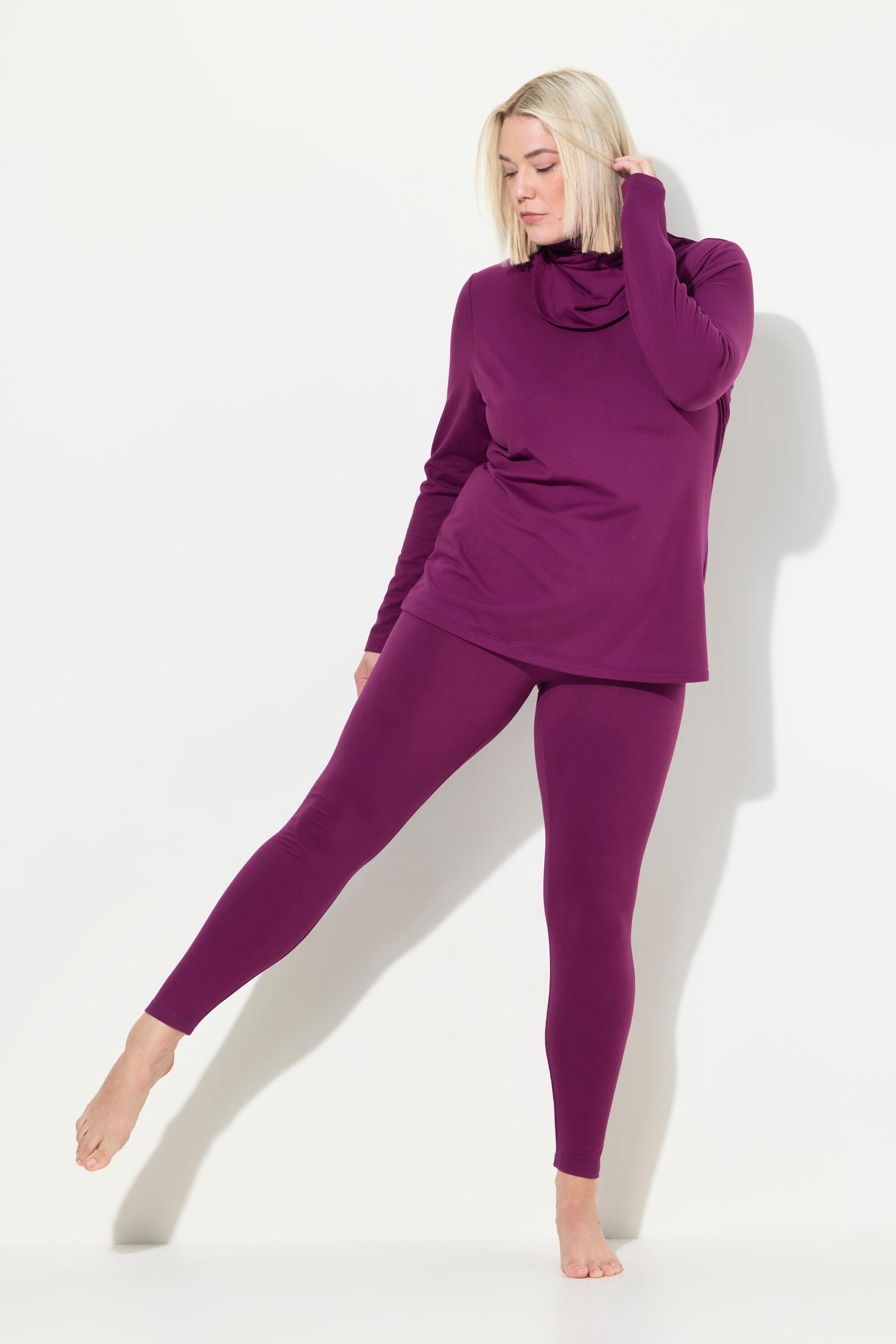 Damen Ski-Funktionsleggings schnelltrocknend extrawarm 6/7