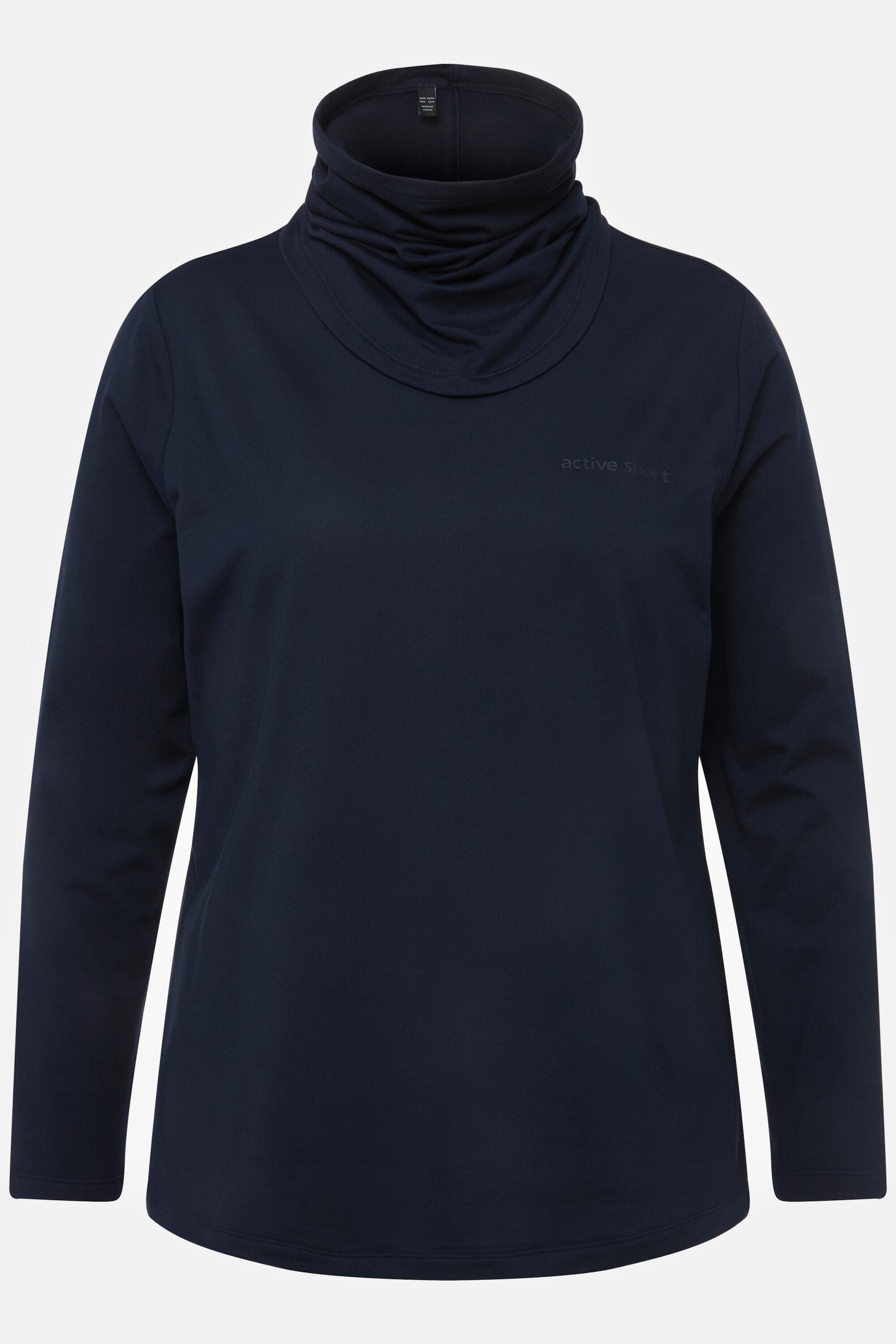 Damen Ski-Funktionsshirt schnelltrocknend Loop Langarm 5/6