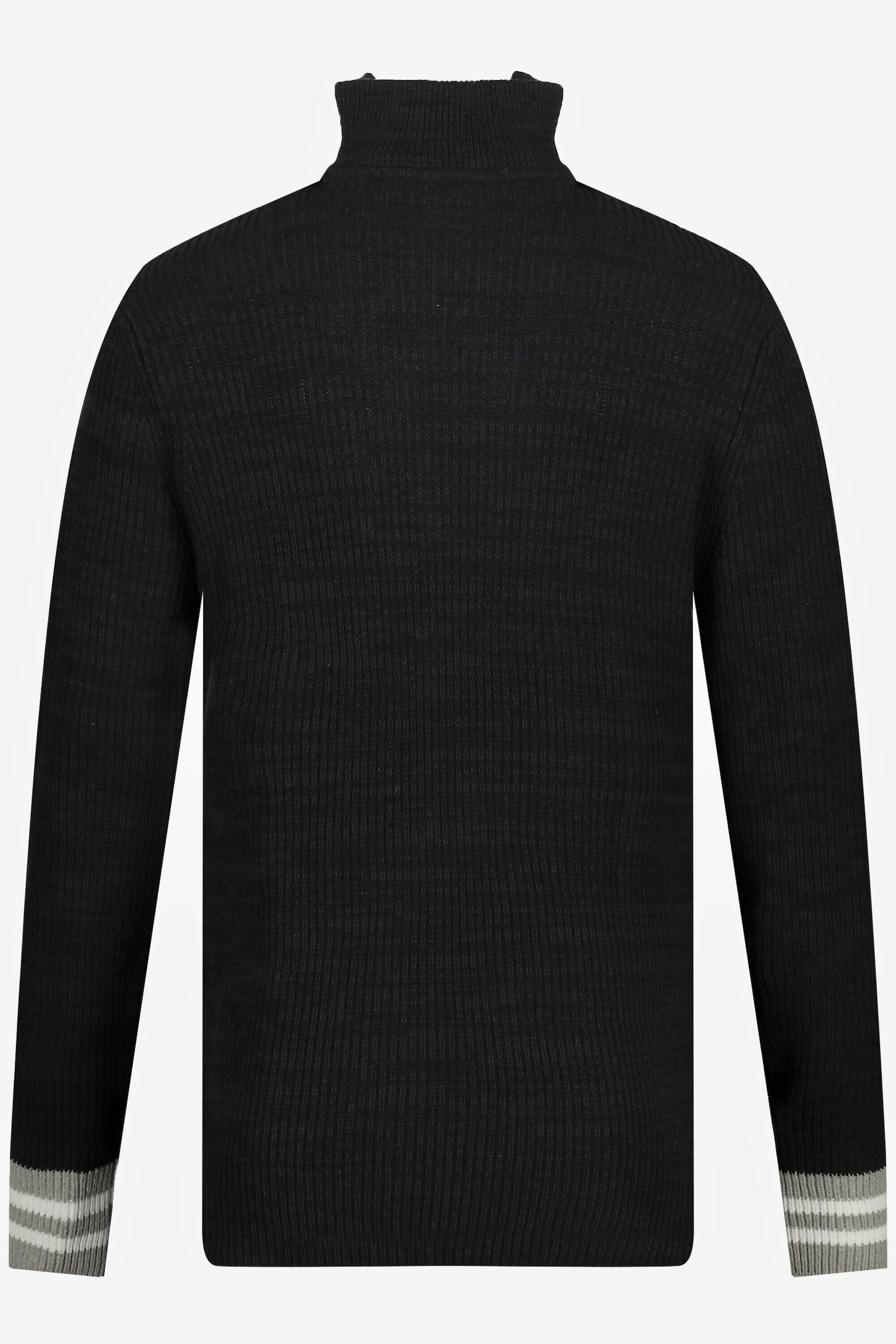 Hommes Pull en maille à col camionneur  collection Skiwear tricot côtelé 5/5