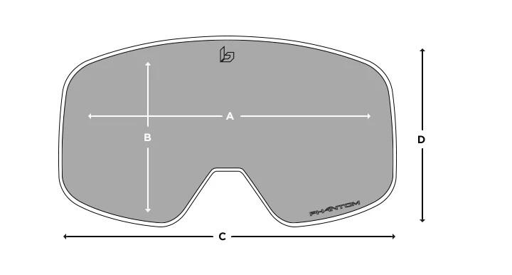 Masque de Ski Cylindrique NEVADA - Verre Cat 2 - Adulte 4/7