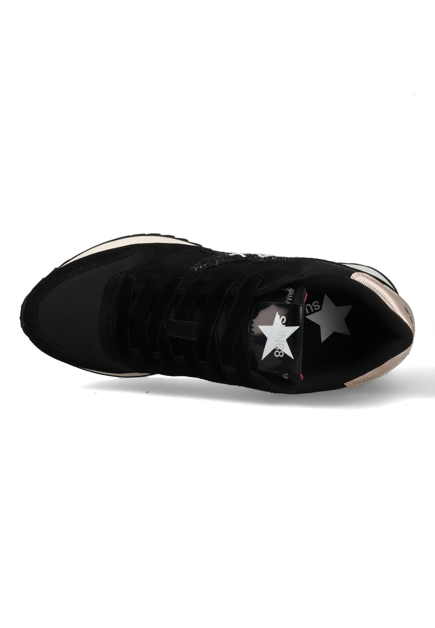 SUN68 Stargirl Glitter Logo Z45217_11 Zwart-37 3/5