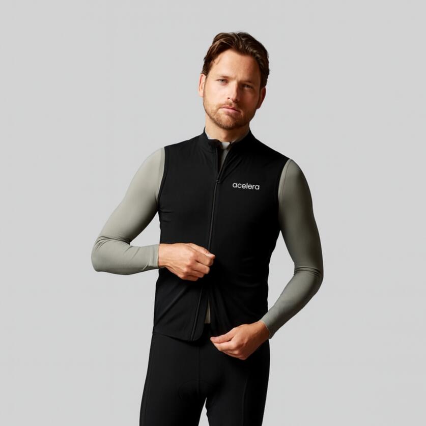 Professional Homme Gilet vélo coupe-vent windbreaker 3/5