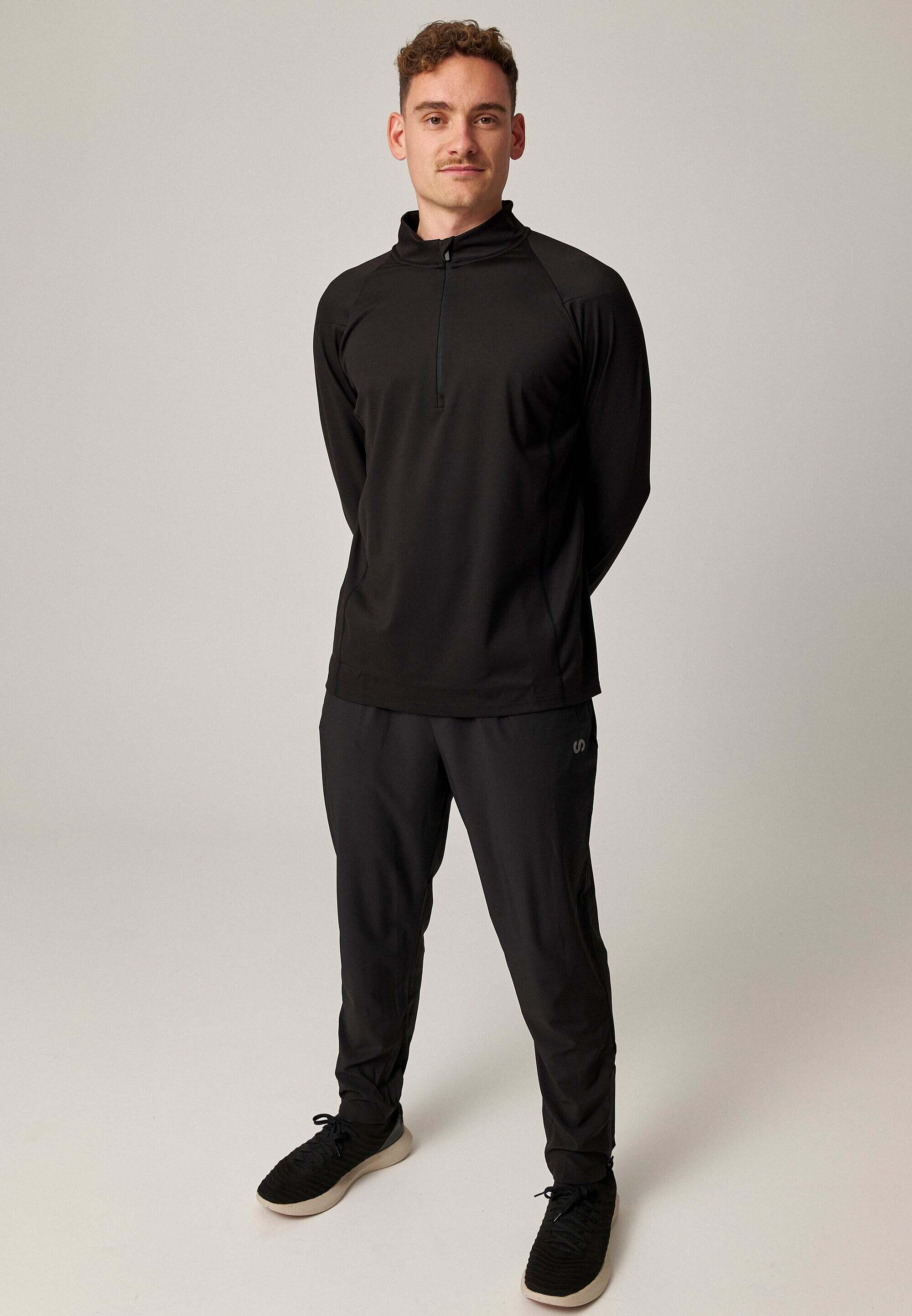 1/2 ZIP SPORTSHIRT LANGARM HERREN 6/6