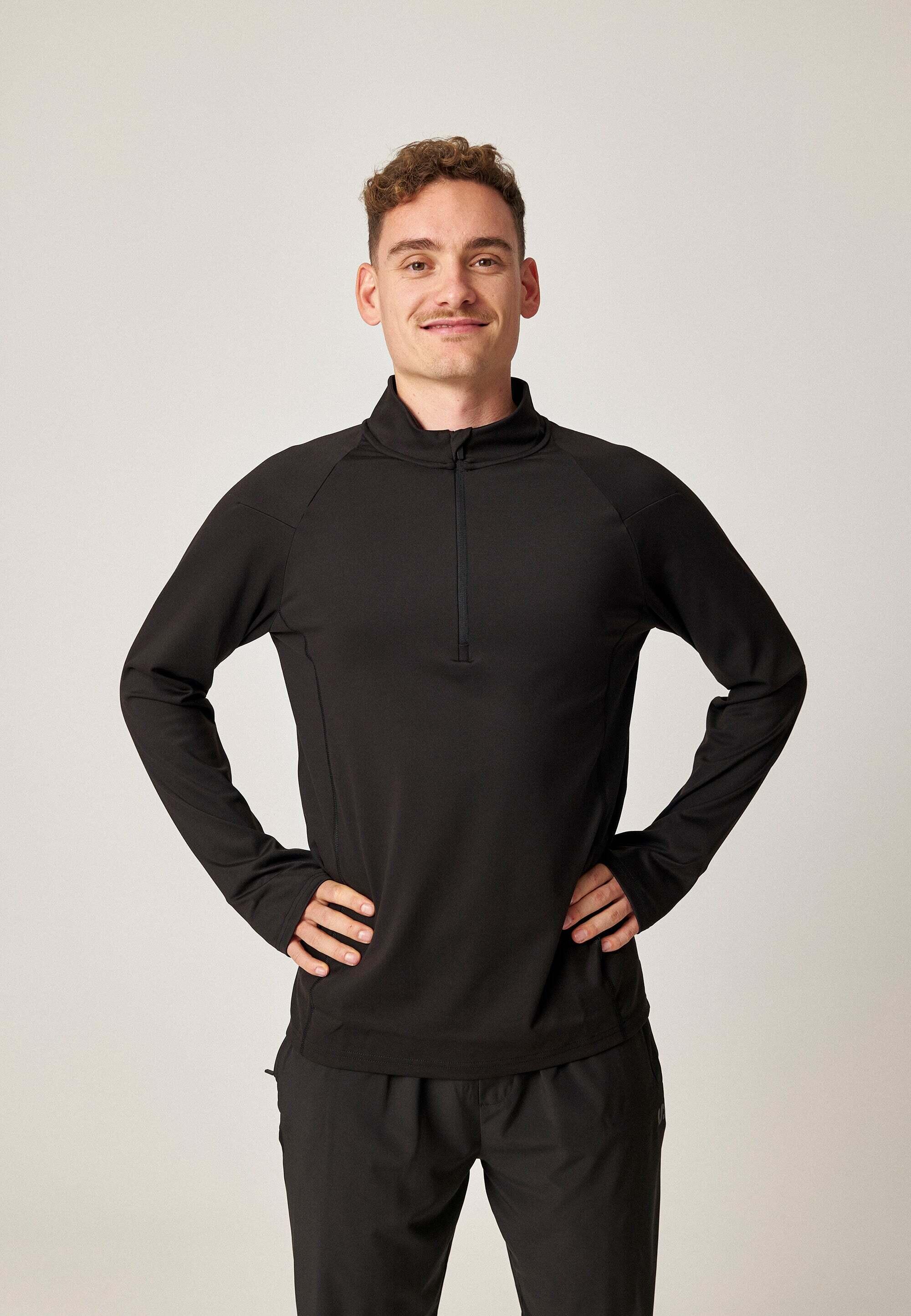 1/2 ZIP SPORTSHIRT LANGARM HERREN 2/6