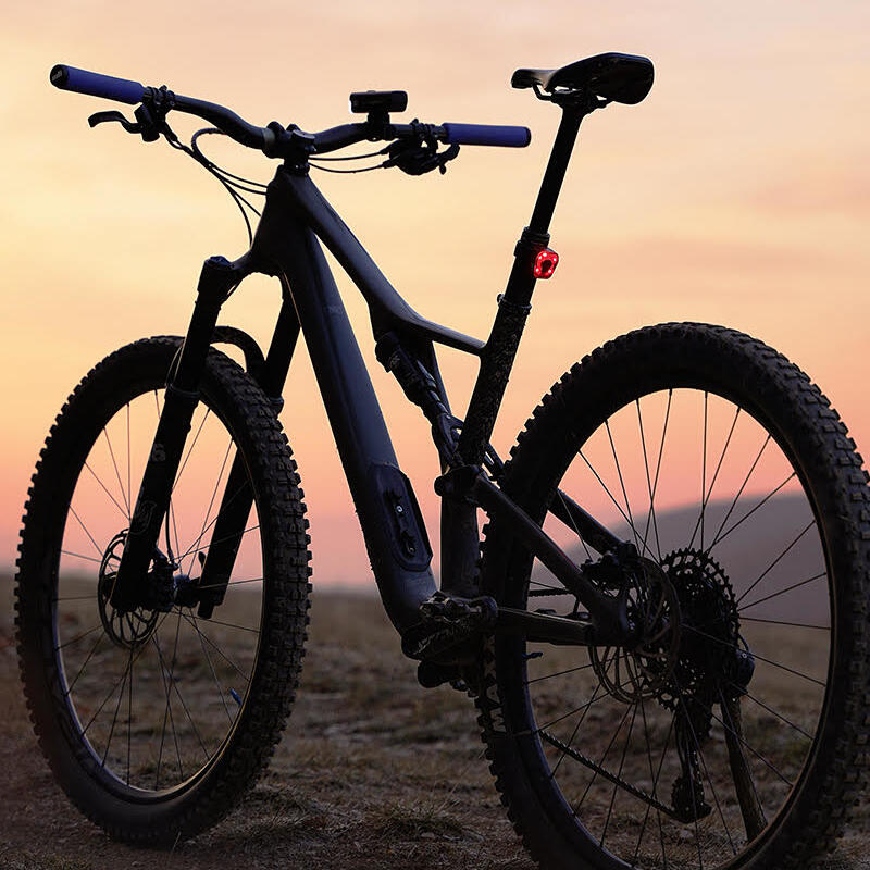 Zestaw lampek rowerowych P2R Lumoix 120 przód + tył 4/7