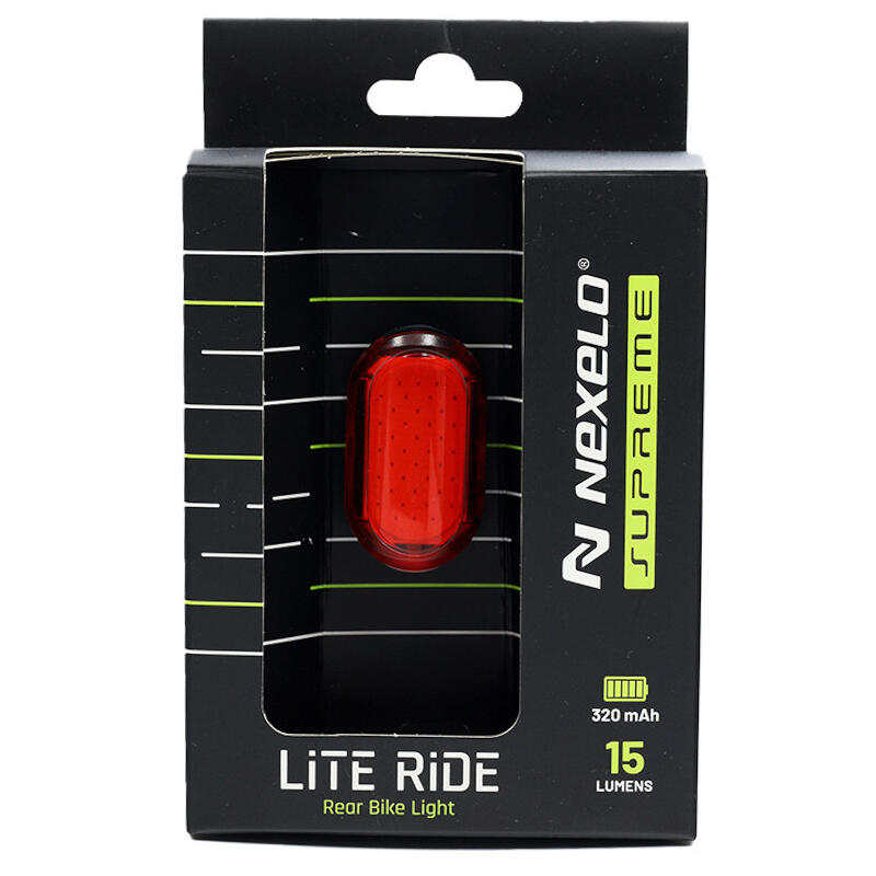 Lampka rowerowa tylna Nexelo Lite Ride 15lm 4/4