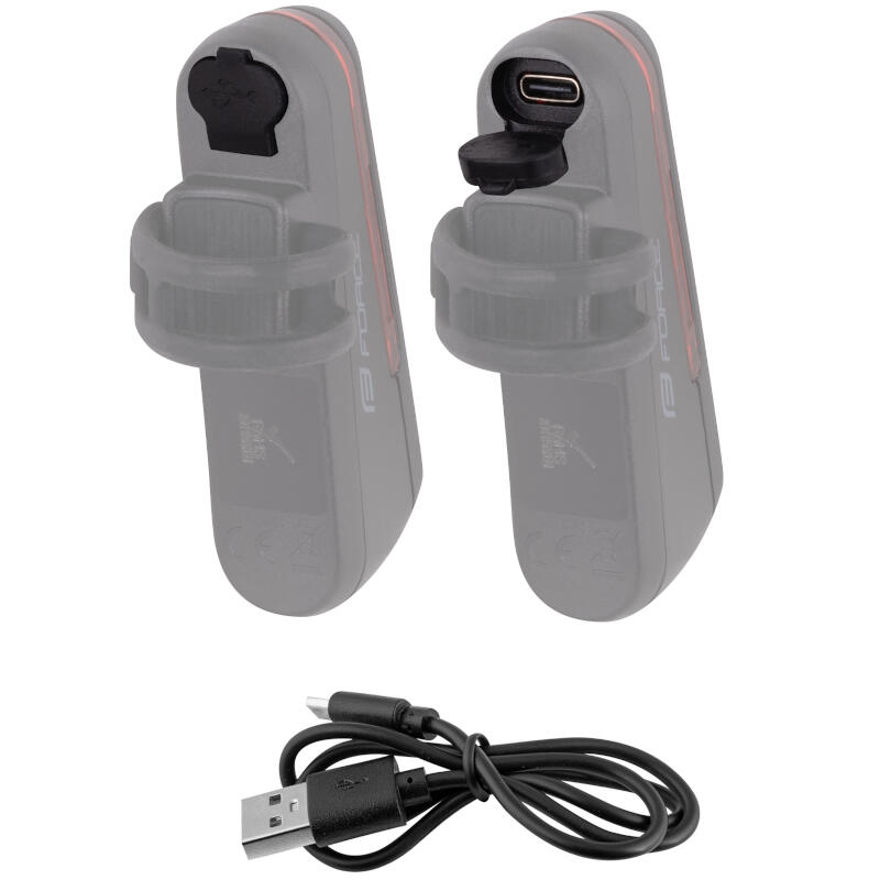 Lampka rowerowa tylna inteligentna Force Skato 20lm 2/4