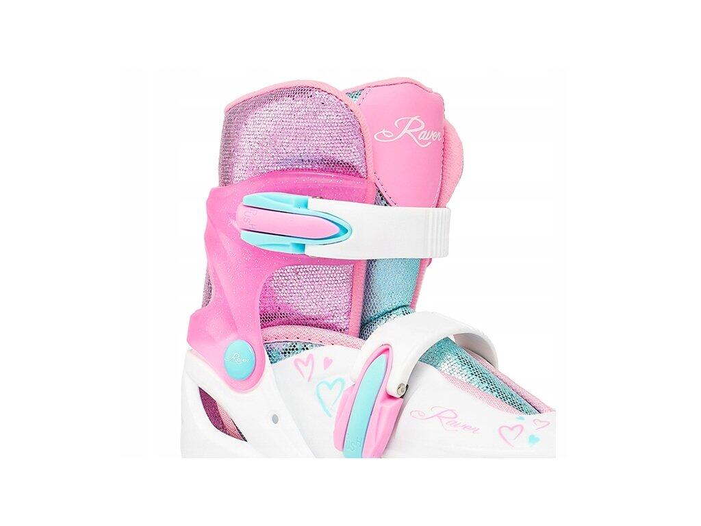 Raven Loret Patins ajustáveis Rodas luminosas 5/7
