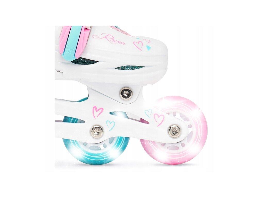 Raven Loret Patins ajustáveis Rodas luminosas 6/7
