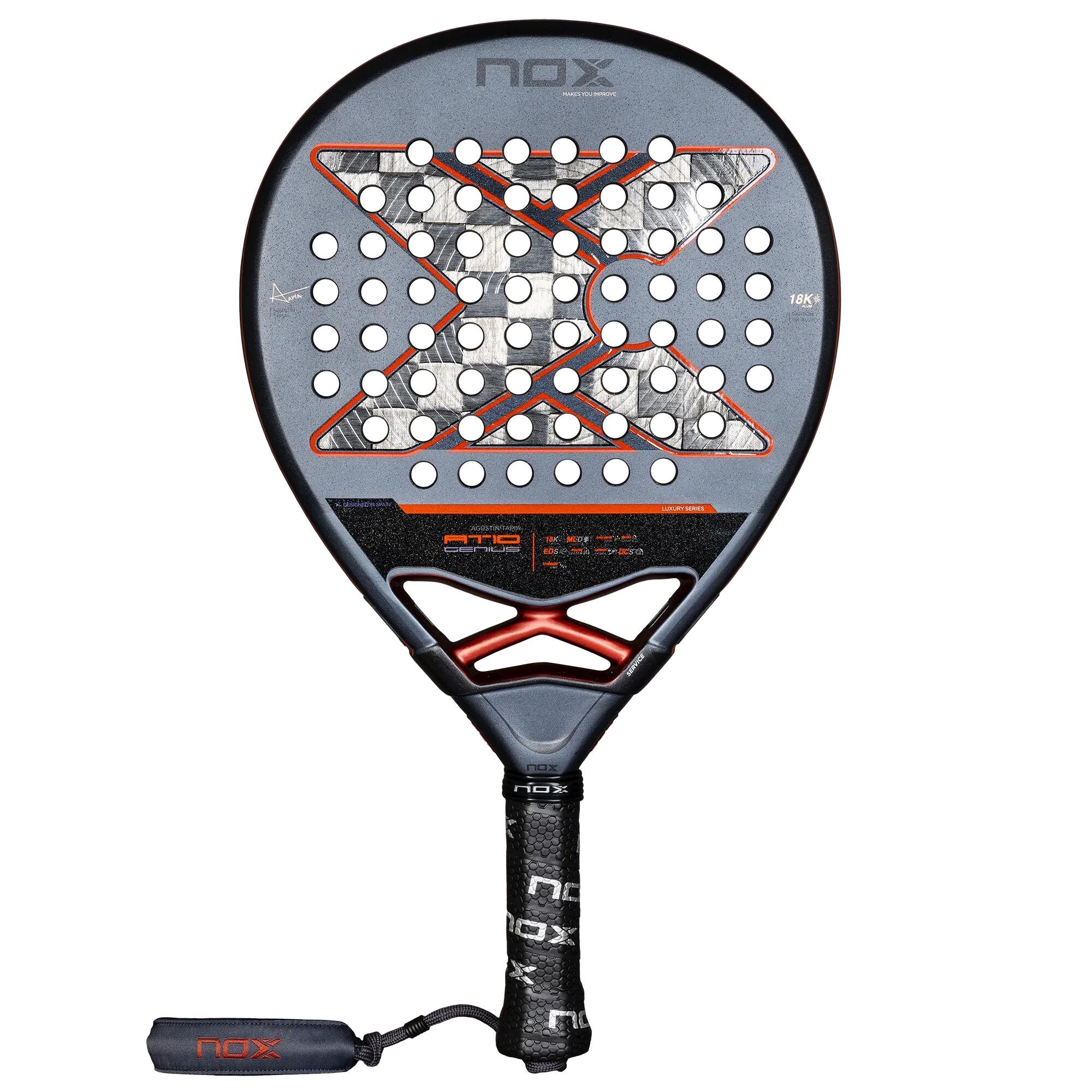 Nox - Raquette De Padel Nox At10 Genius 18k 25 - Raquette De Padel - Noir - Taille Unique - Decathlon