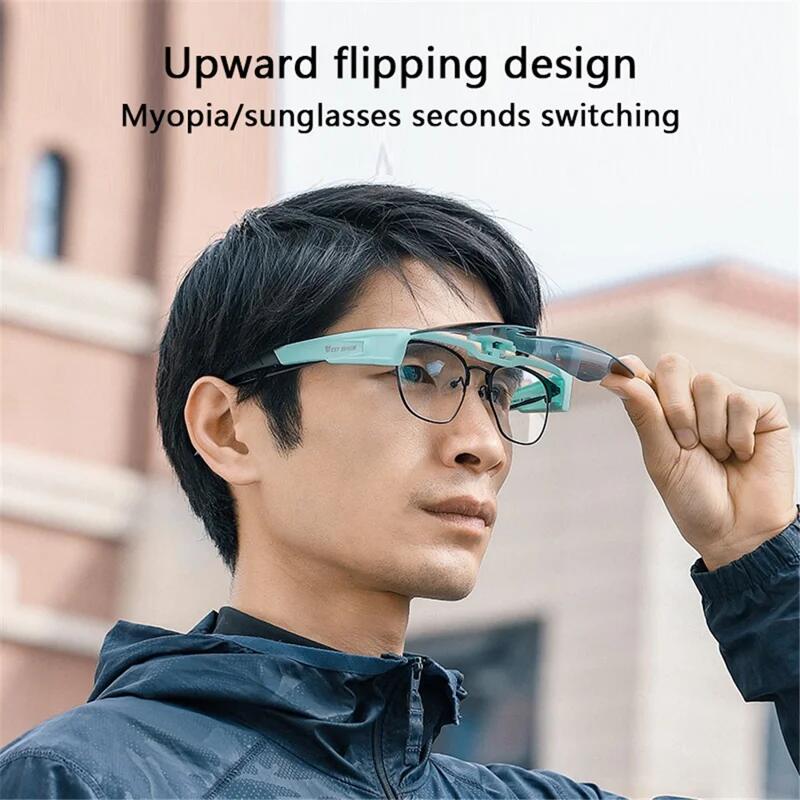 Lunettes de soleil de sport polarisées légères pour vélo 5/7